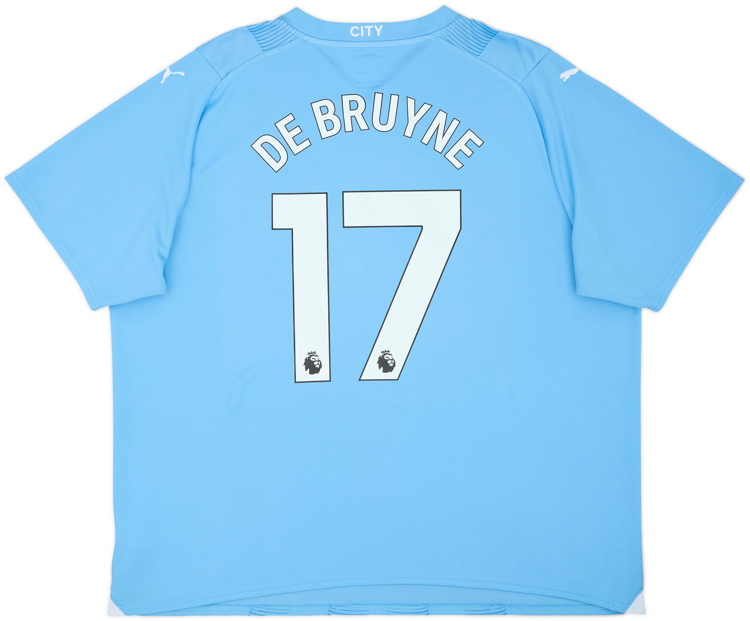 マンチェスター・シティ DE BRUYNE 17 シャツ 2023-24 Manchester City Home Shirt De Bruyne #17 - 7/10 - (3XL)