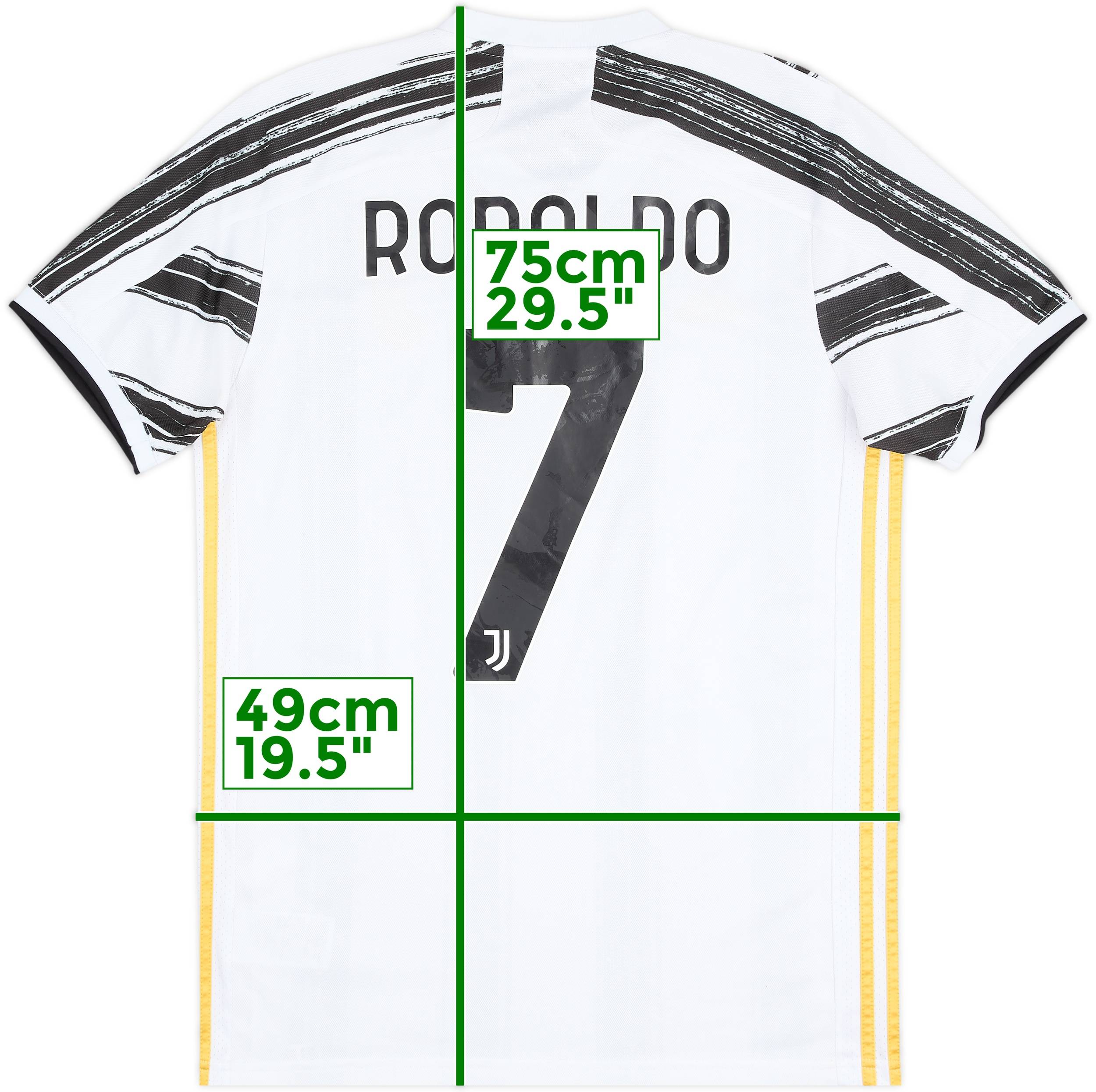 2020-21 Juventus Home Shirt Ronaldo #7 - 9/10 - (M)