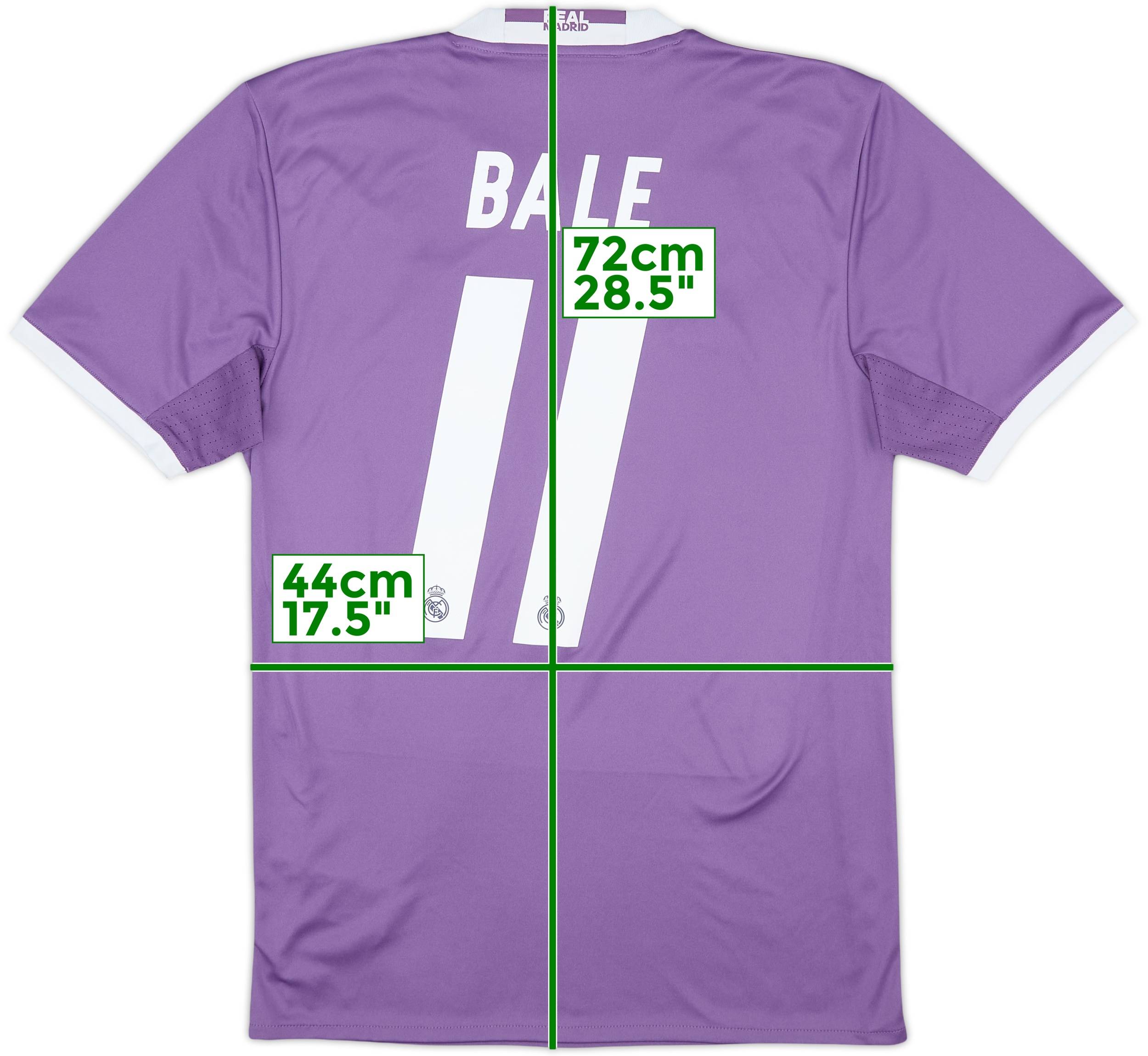 2016-17 Real Madrid Away Shirt Bale #11 - 6/10 - (S)