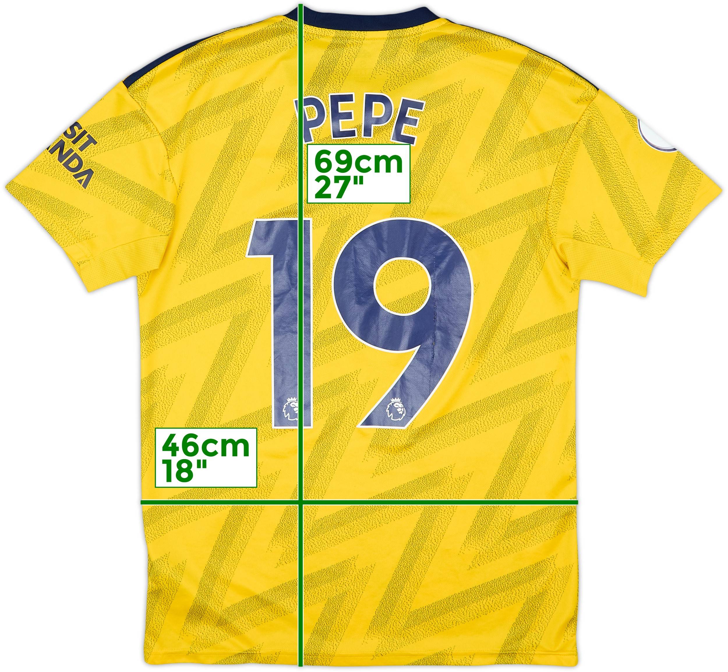 2019-20 Arsenal Away Shirt Pepe #19 - 6/10 - (S)