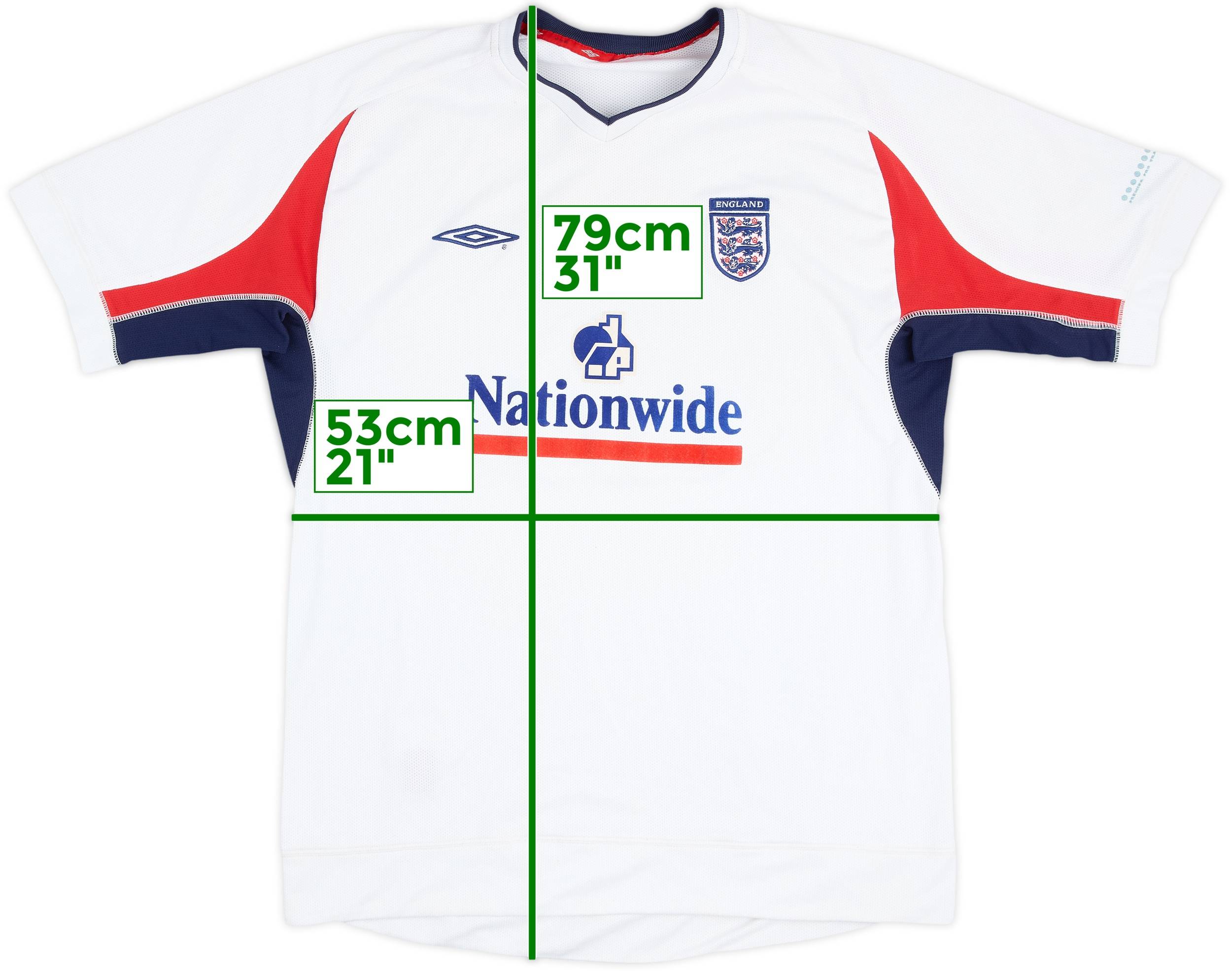 2002-03 England Umbro Training Shirt - 7/10 - (L)