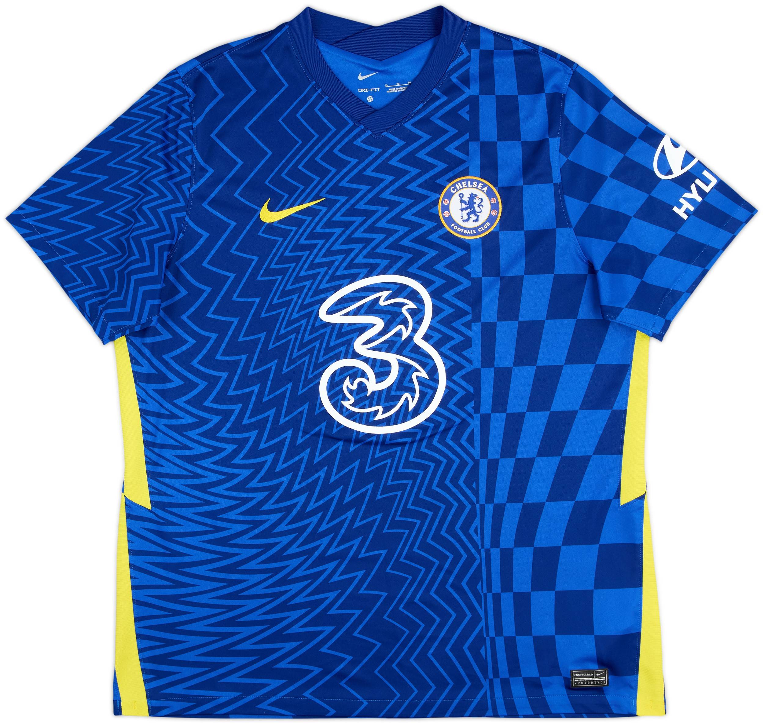 E*h様 CHELSEA マウント　ユニフォーム 2021-22 Chelsea Home Shirt Mount #19 - 7/10 - (XL)