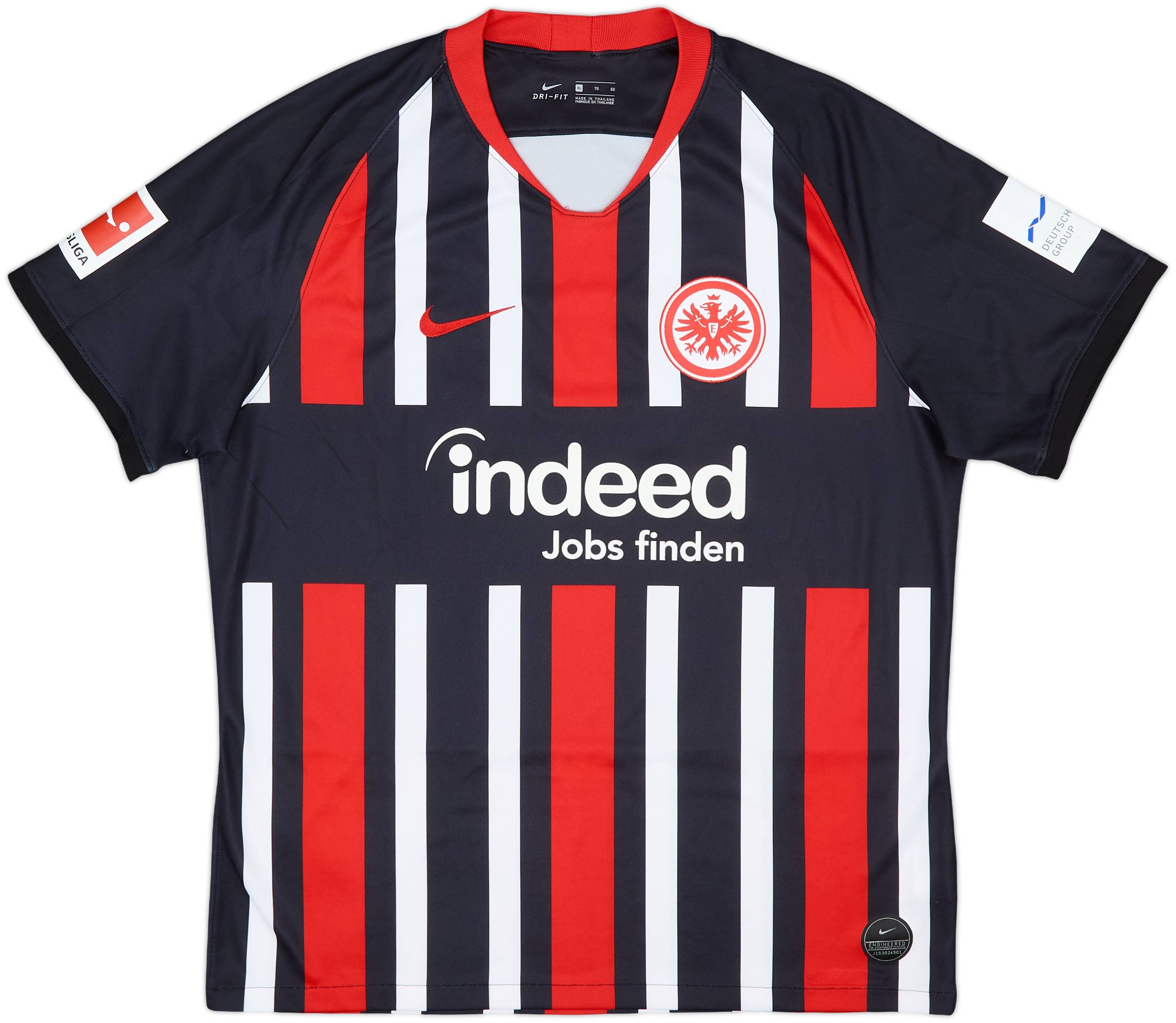 2019-20 Eintracht Frankfurt Home Shirt - 9/10 - (XL)