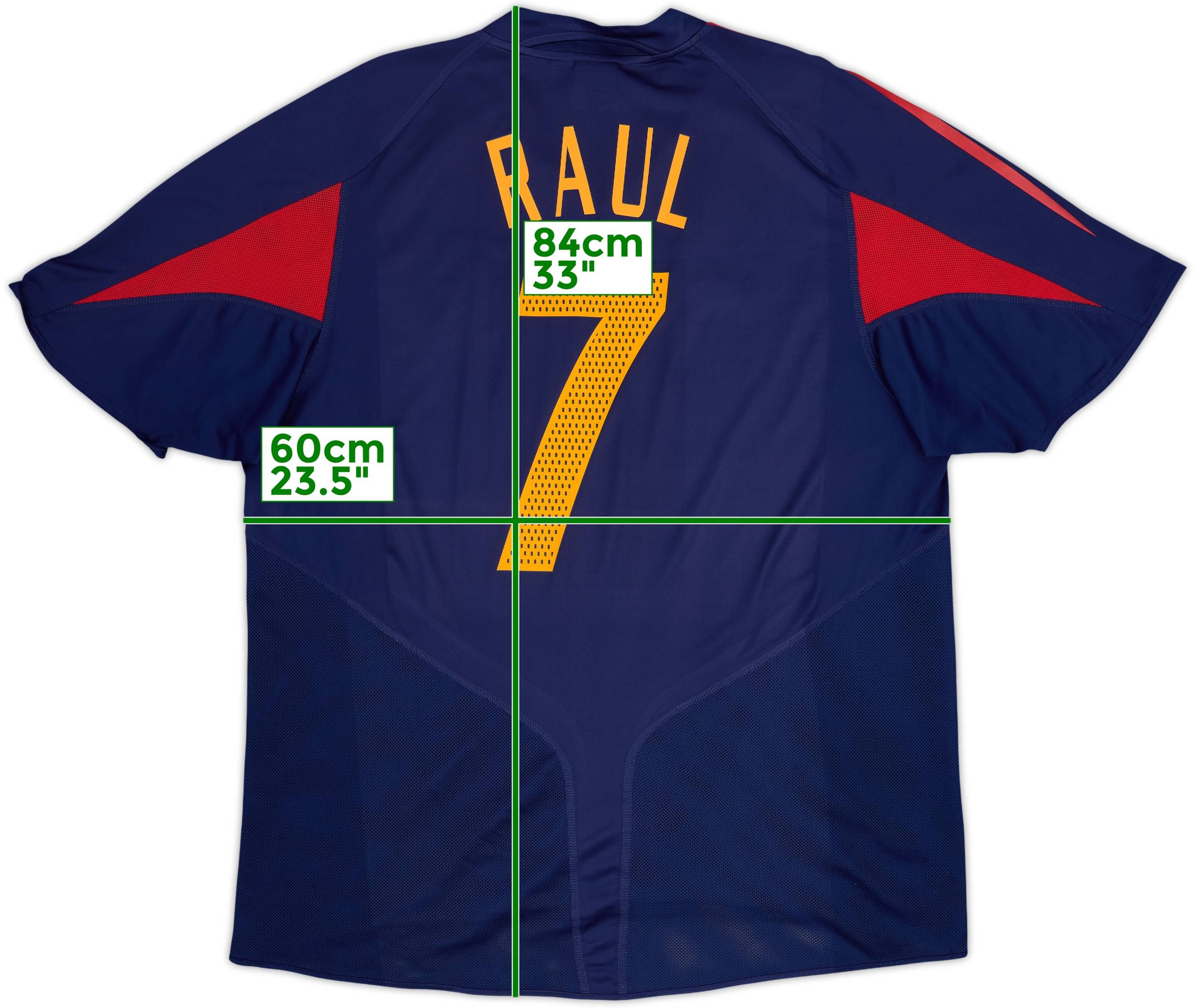 2004-06 Spain Third Shirt Raul #7 - 8/10 - (XL)