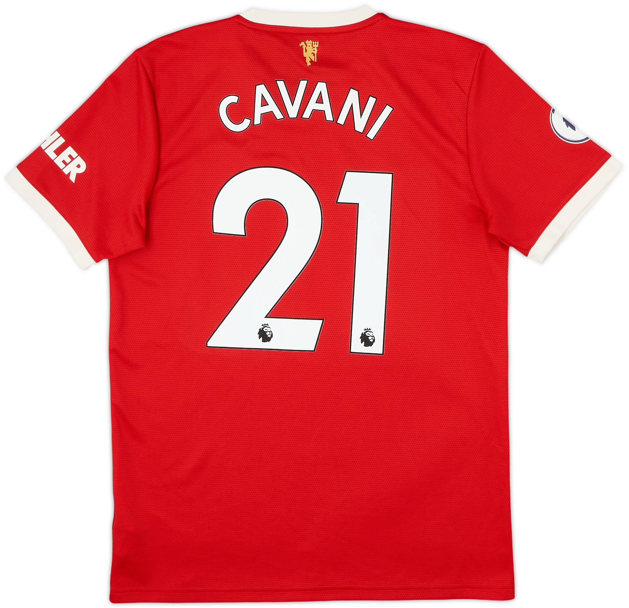 2021-22 Manchester United Home Shirt Cavani #21 - 8/10 - (M)