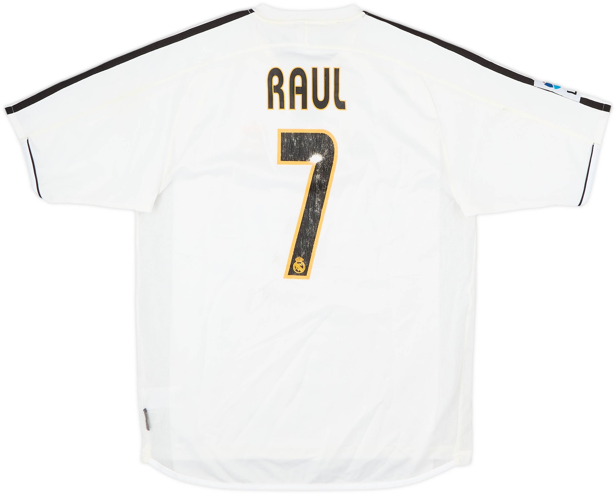 2003-04 Real Madrid Home Shirt Raul #7 - 5/10 - (S)