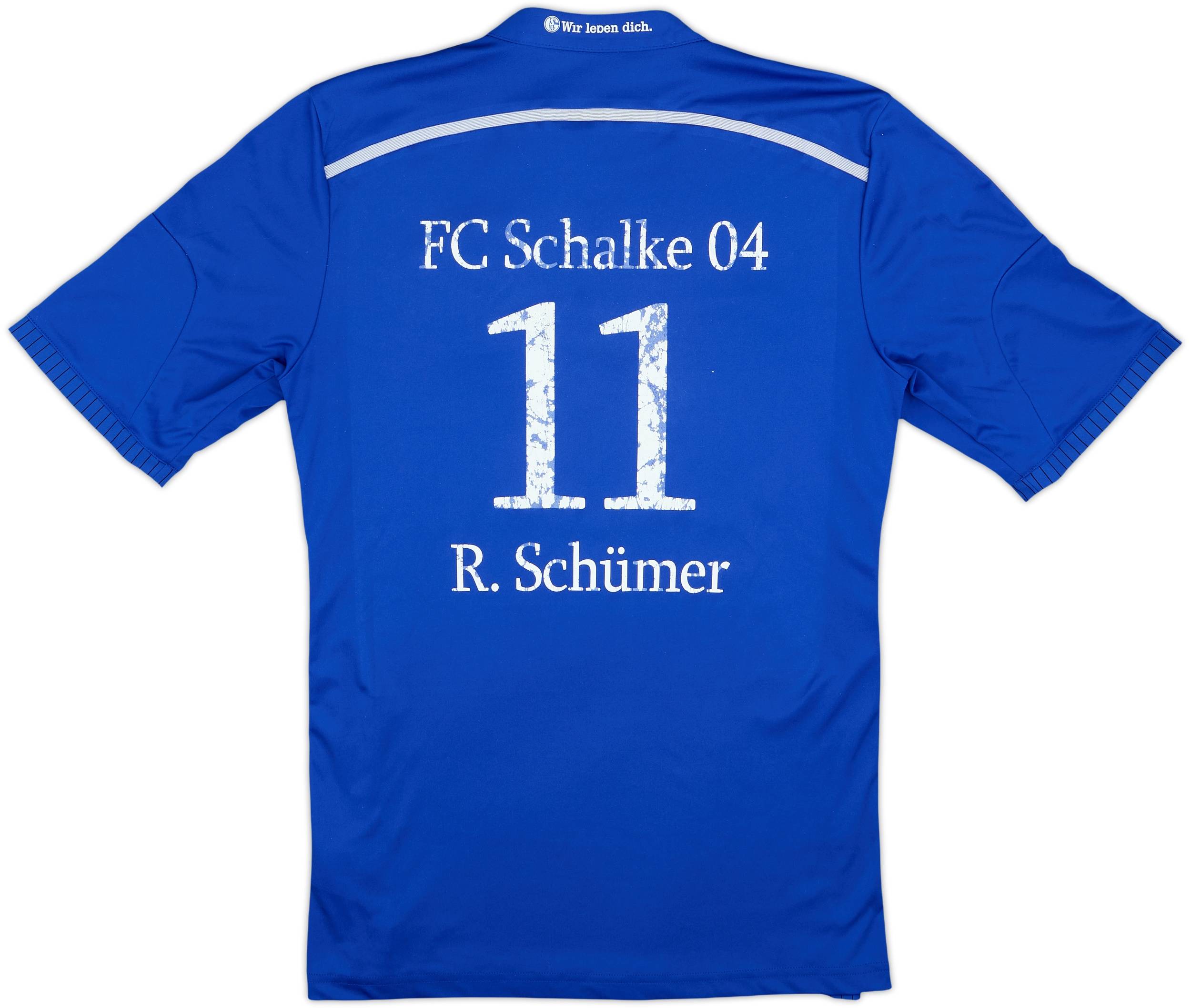 2014-16 Schalke Home Shirt R.Schumer #11 - 5/10 - (M)