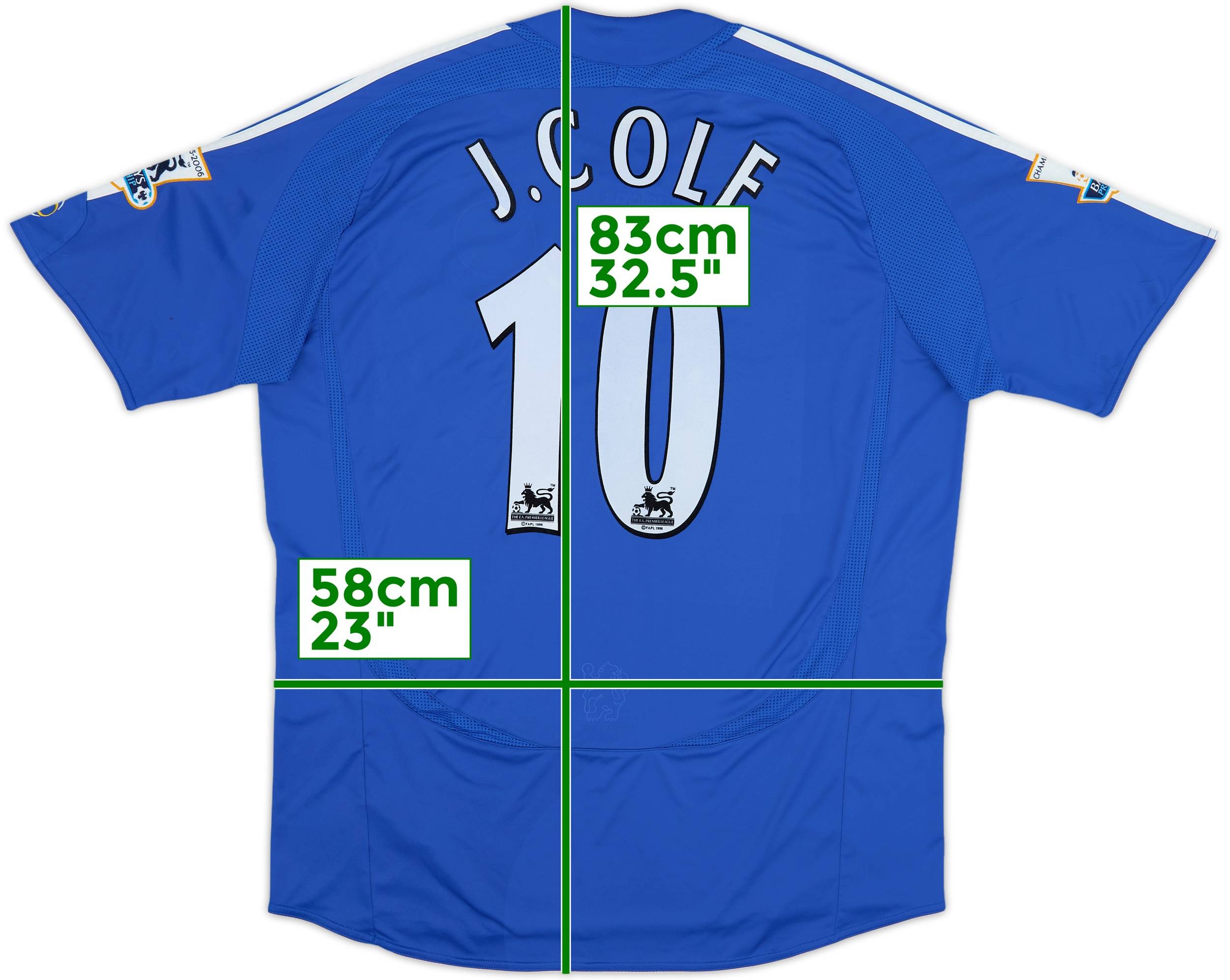 2006-08 Chelsea Home Shirt J.Cole #10 - 5/10 - (XL)