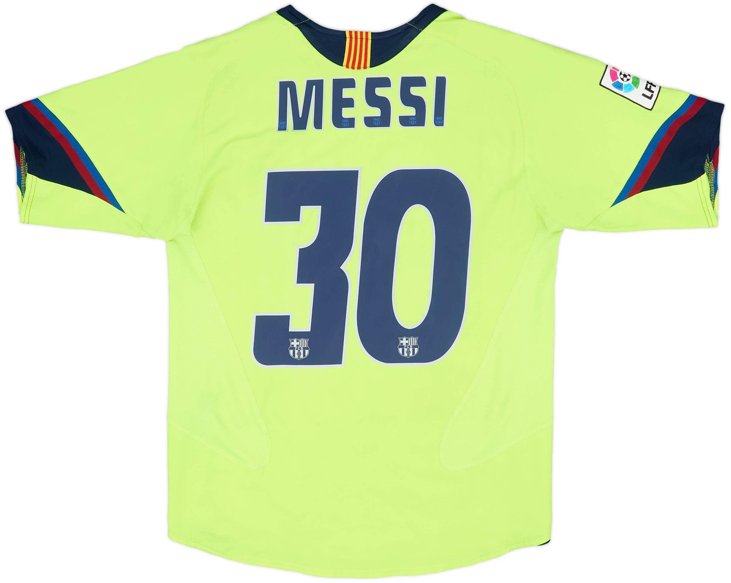 2005-06 Barcelona Away Shirt Messi #30 - 7/10 - (M)