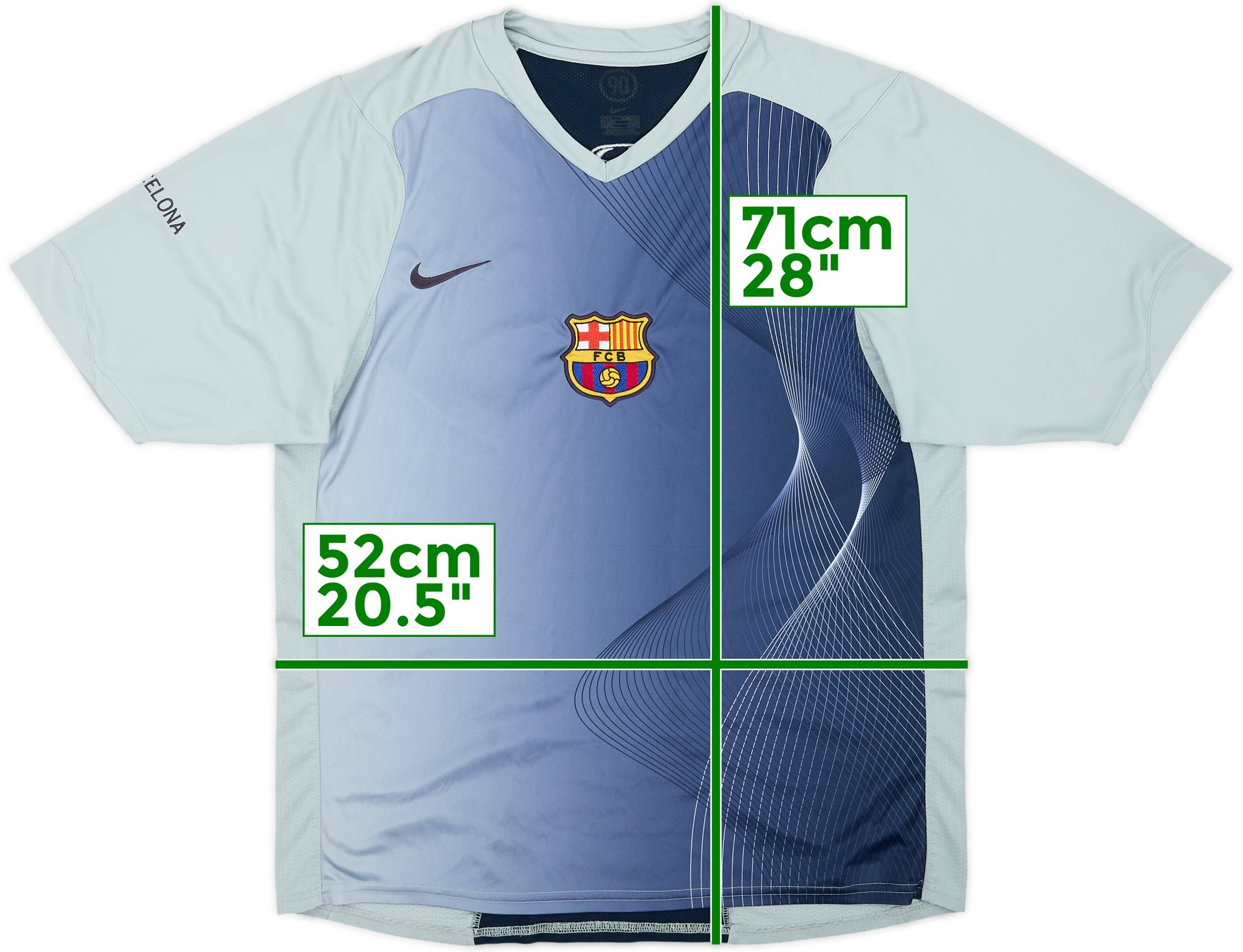 2006-07 Barcelona Nike Training Shirt - 8/10 - (M)