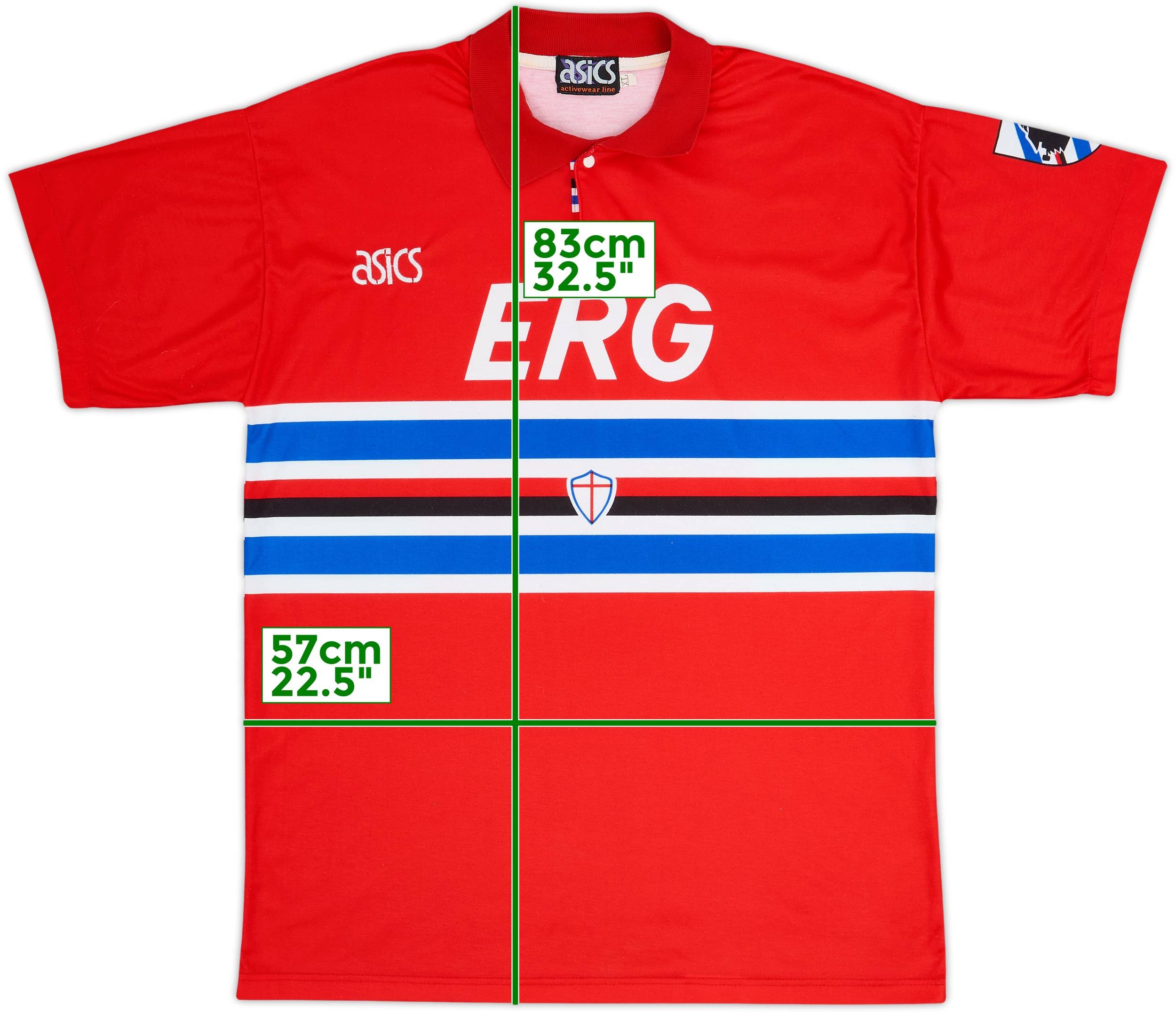 サンプドリア93-94サードユニ 1992-94 Sampdoria Third Shirt - 8/10 - (XL)
