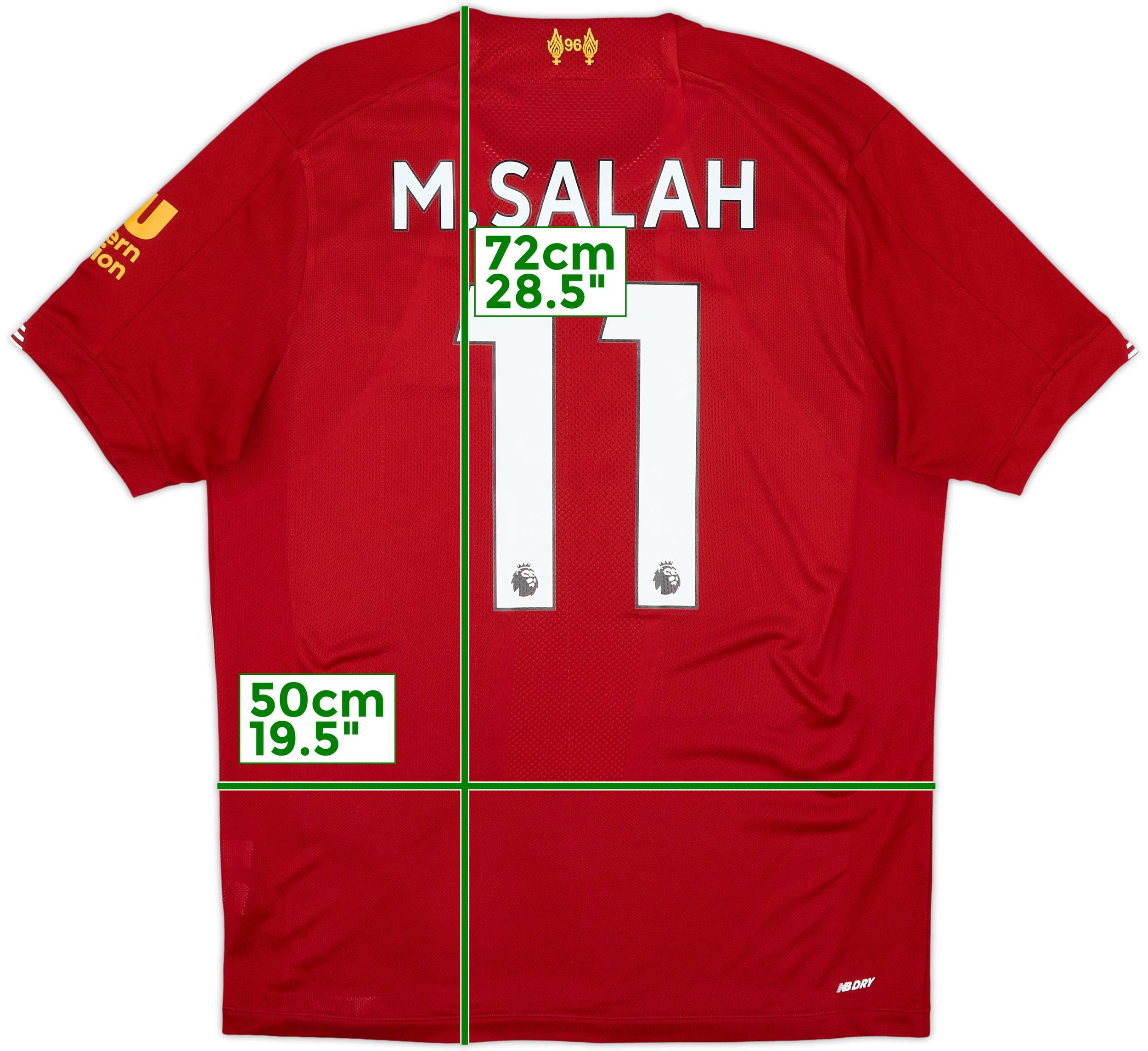 2019-20 Liverpool 'Champions' Home Shirt M.Salah #11 - 7/10 - (M)