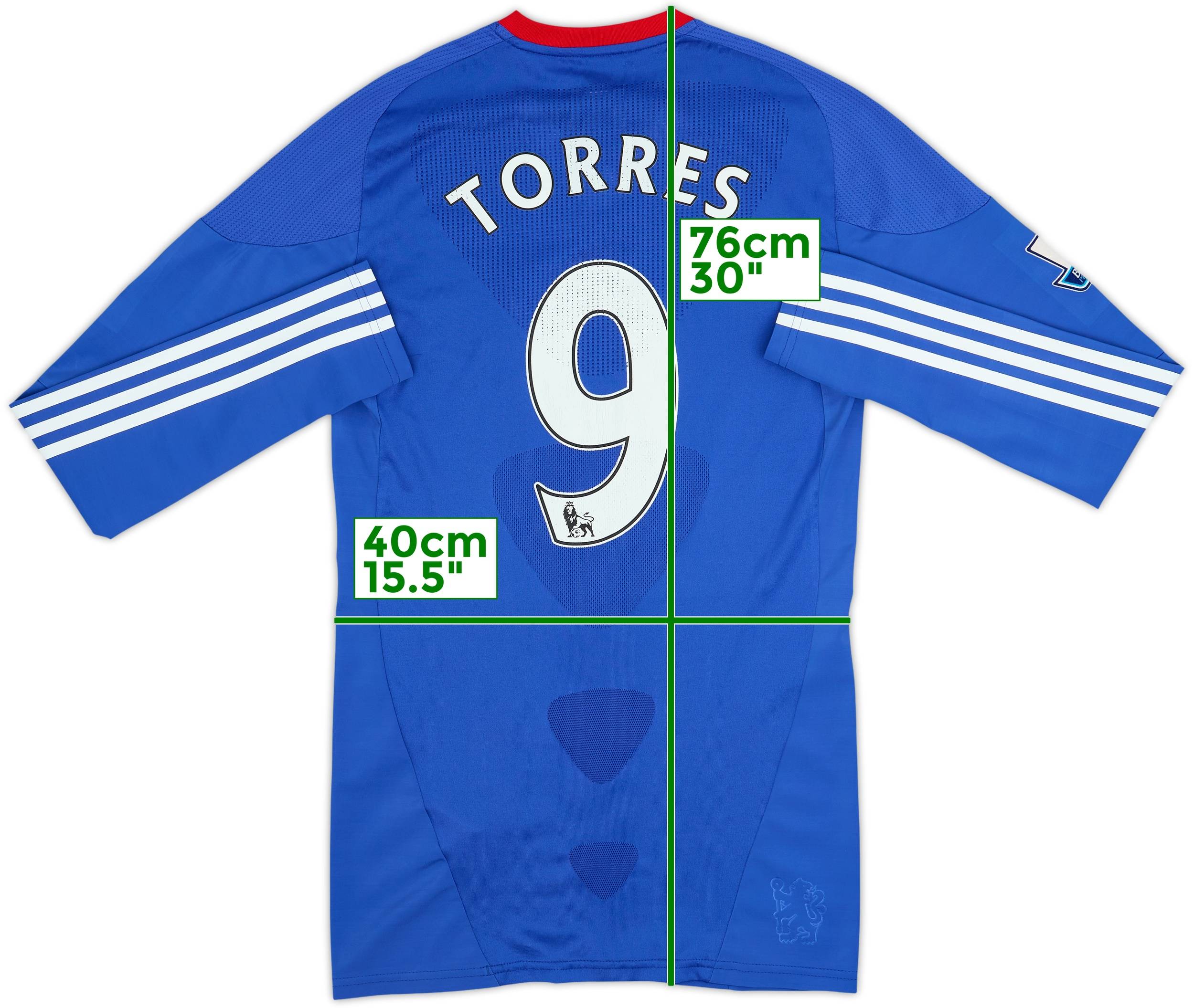 2010-11 Chelsea Player Issue TechFit Home L/S Shirt Torres #9 - 6