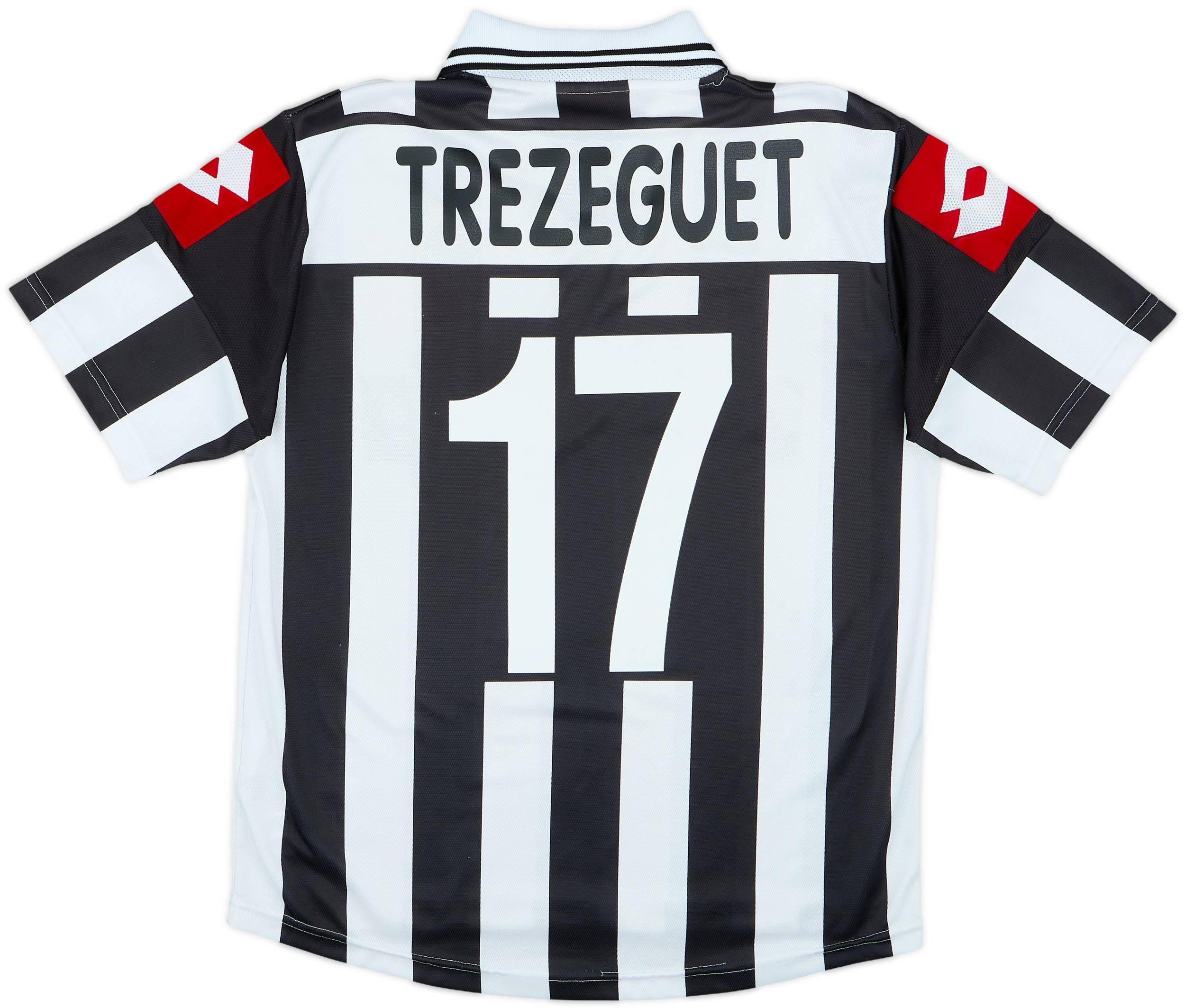 2001-02 Juventus Home Shirt Trezeguet #17 - 7/10 - (M)