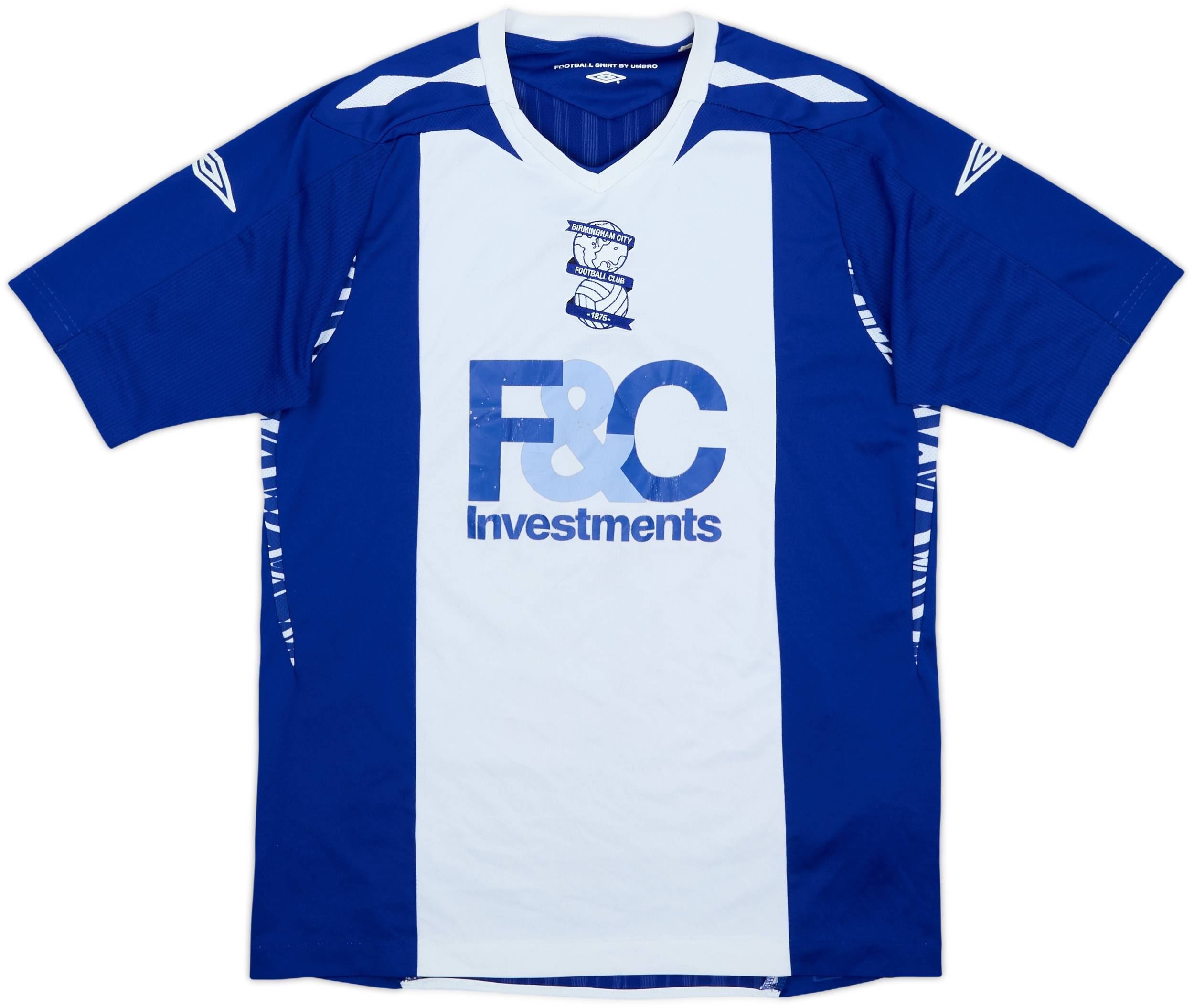UMBRO - イングランド サッカーユニホーム 07/08 Birmingham City 2007-08 Birmingham Home Shirt - 6/10 - (S)