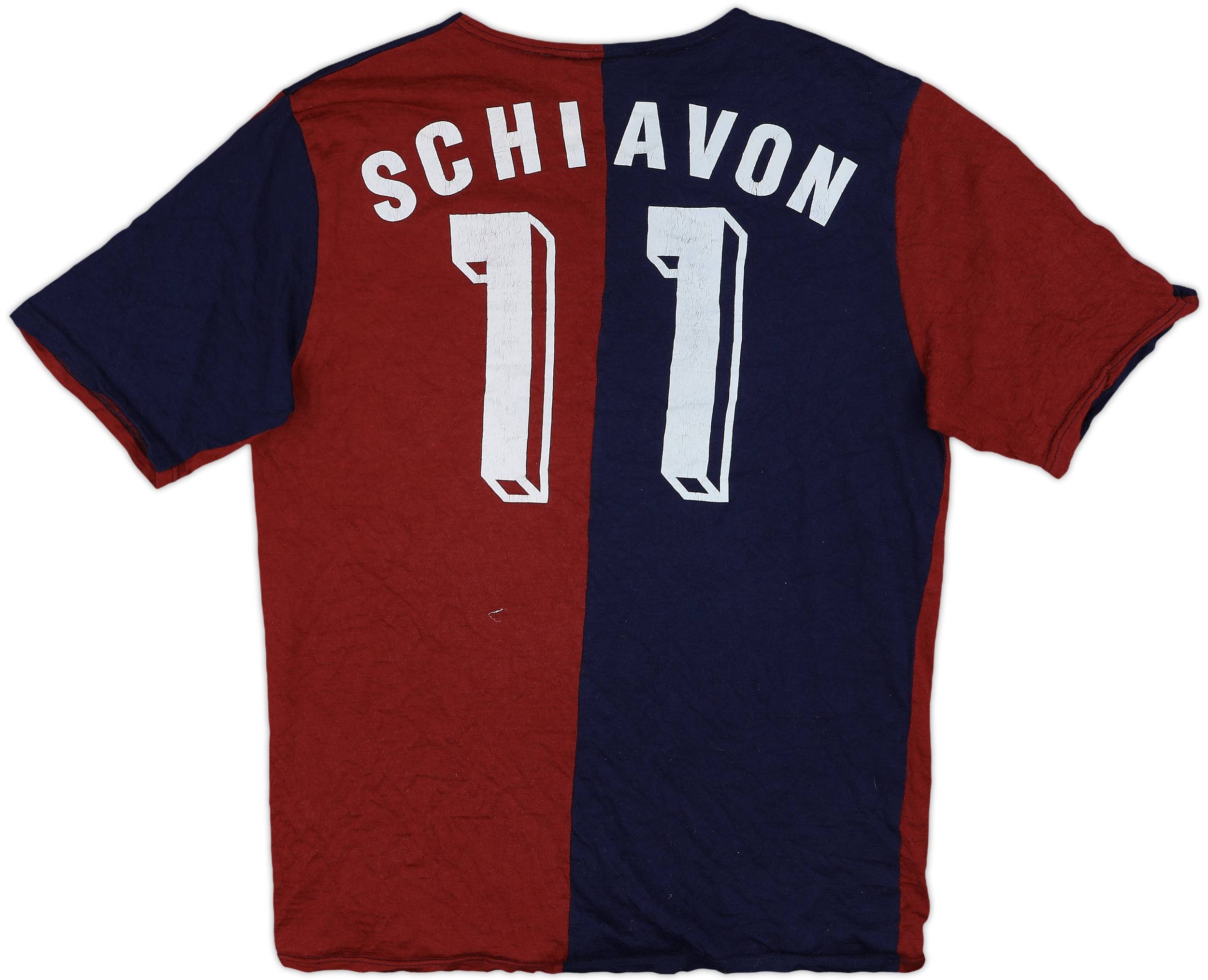 1990s Genoa Errea Retro Training Shirt Schiavon #11 - 6/10 - (M)