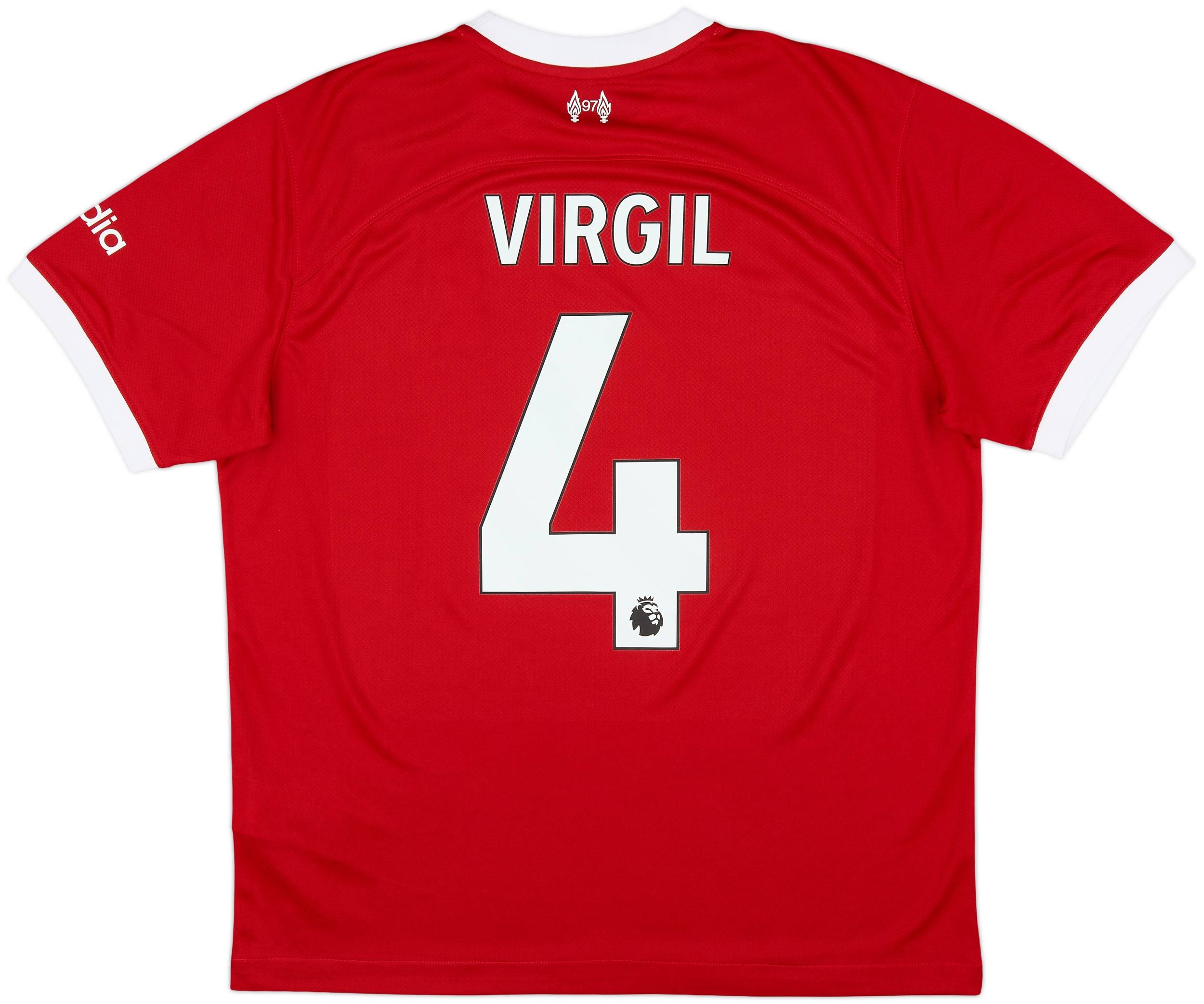 2023-24 Liverpool Home Shirt Virgil #4 (M)