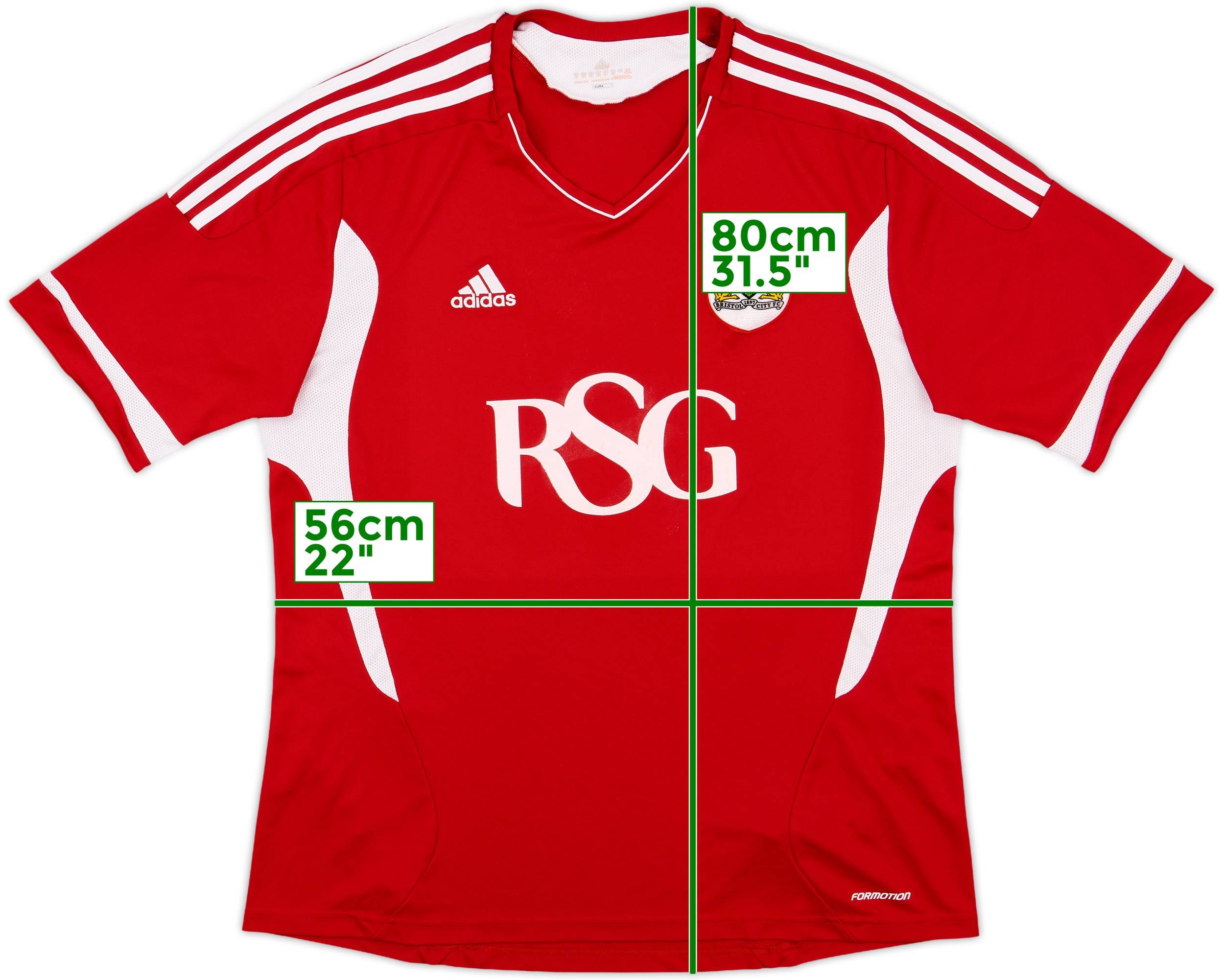 2011-12 Bristol City Home Shirt - 6/10 - (XXL)