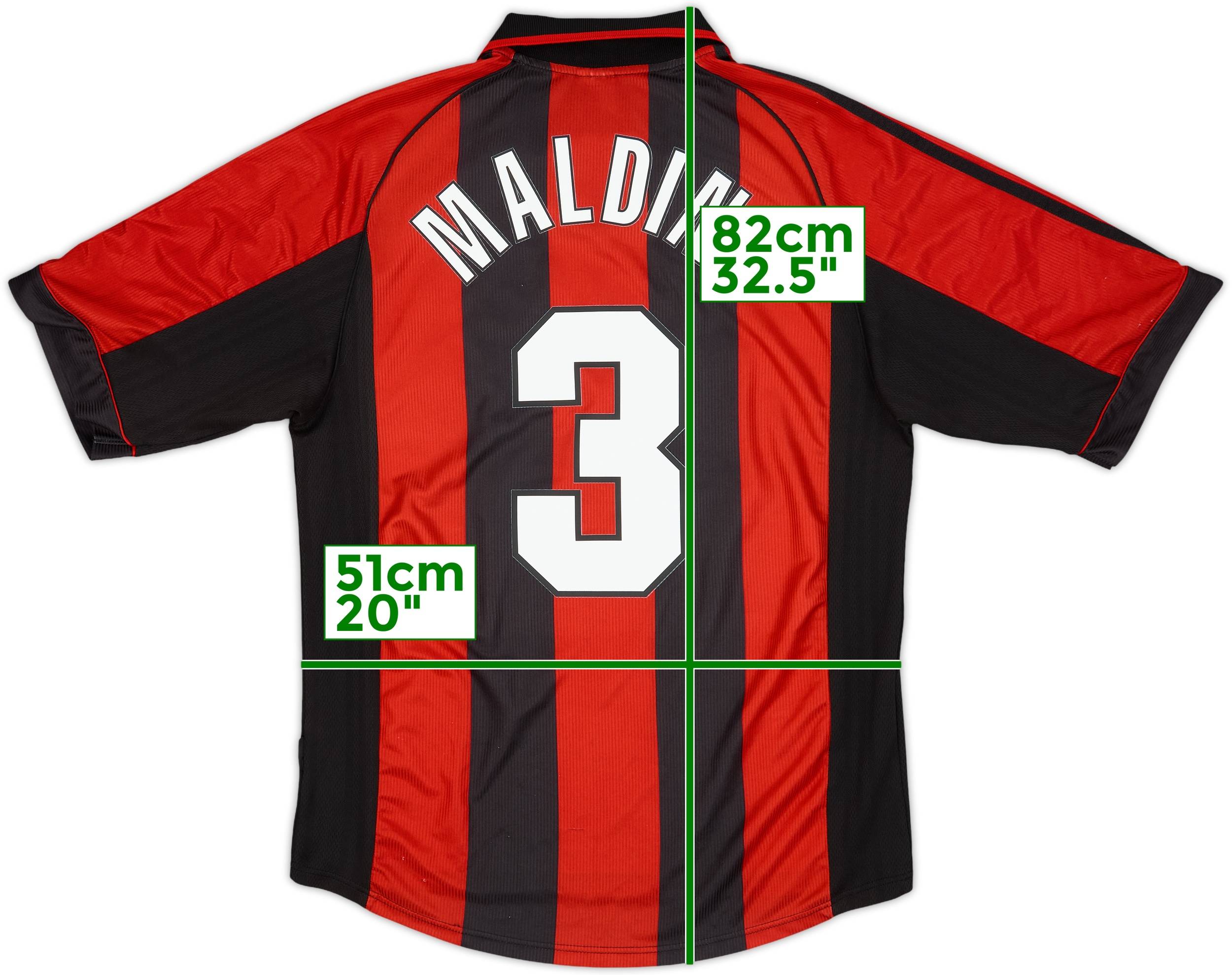 【希少レア】00s AC Milan Soccer Shirt Maldini AC Milan 2006/07 Maldini Long Sleeve Football Futbol Jersey