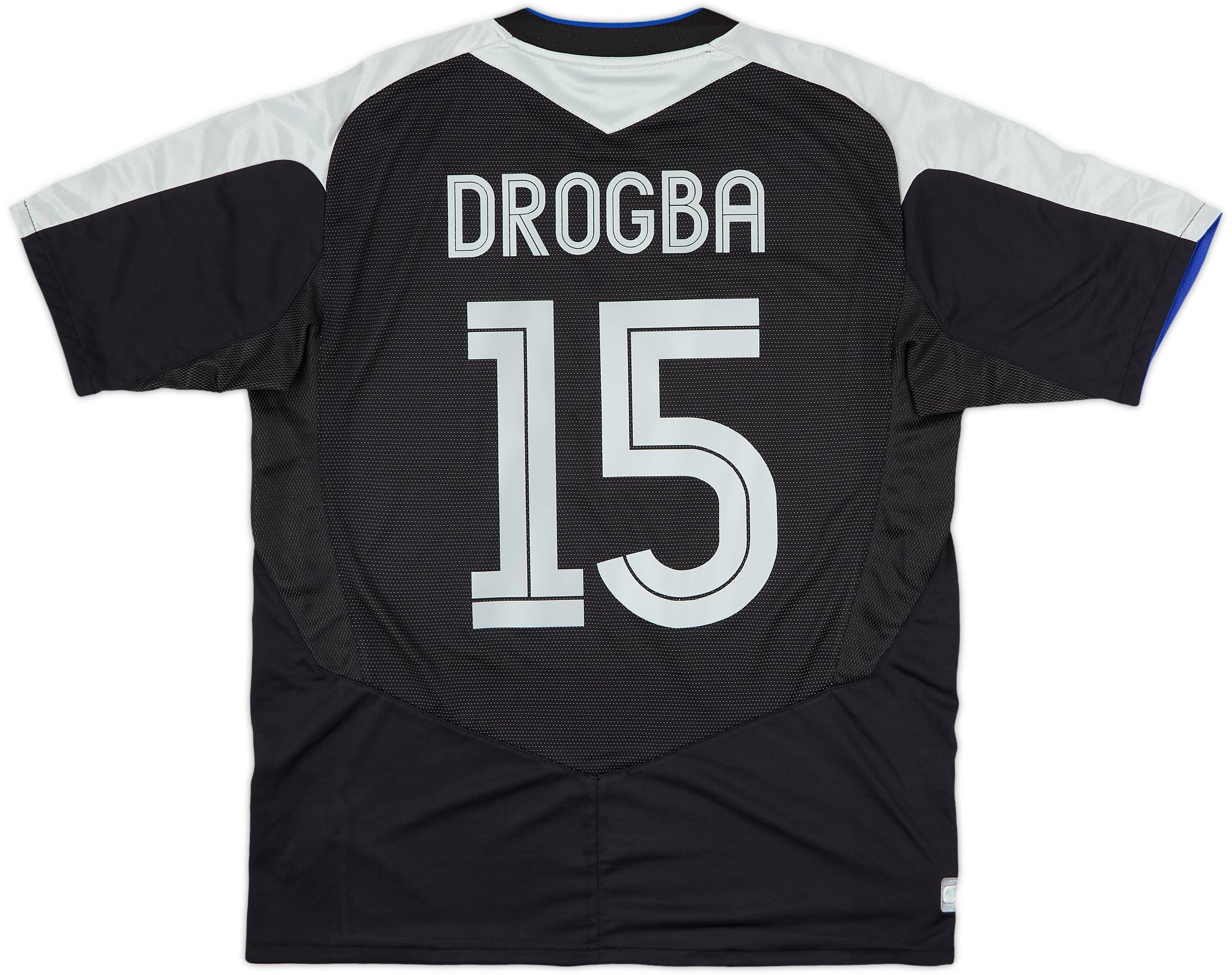 2004-05 Chelsea Away Shirt Drogba #15 - 9/10 - (L)