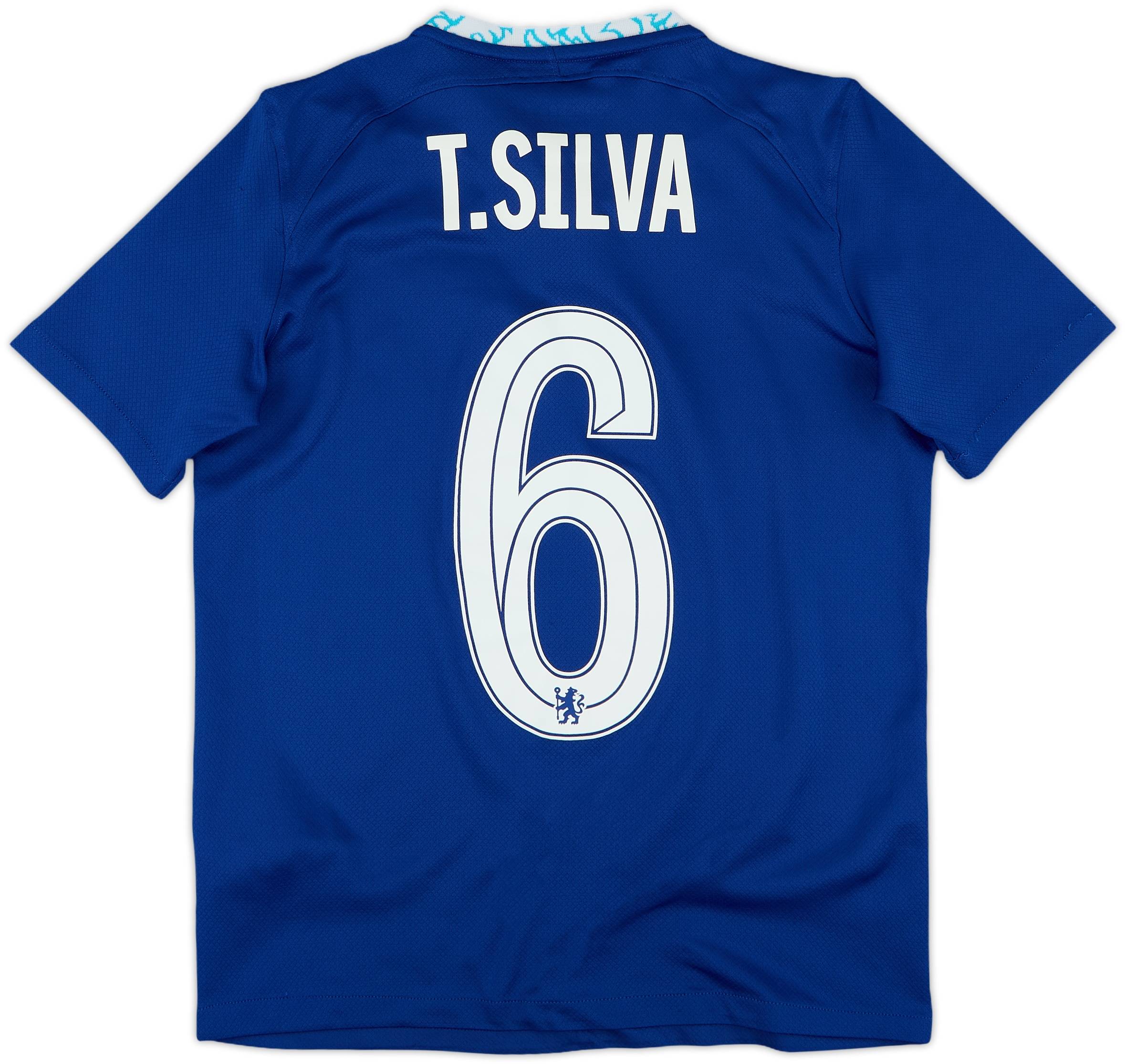 2022-23 Chelsea Home Shirt T.Silva #6 - 8/10 - (L.Boys)