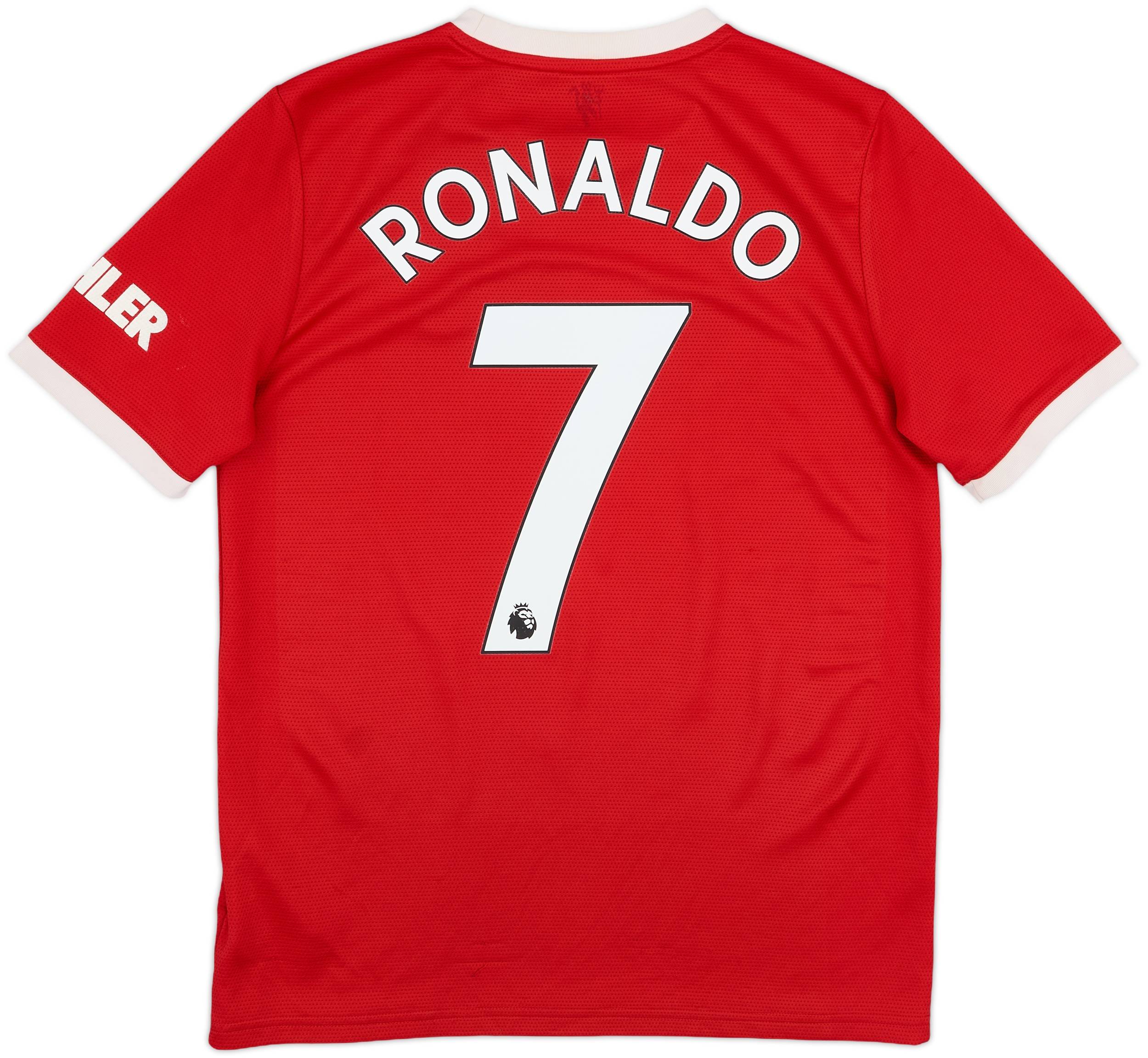 マンチェスター・ユナイテッド RONALDO 7番 シャツ 2021-22 Manchester United Home Shirt Ronaldo #7 - 7/10 - (XL
