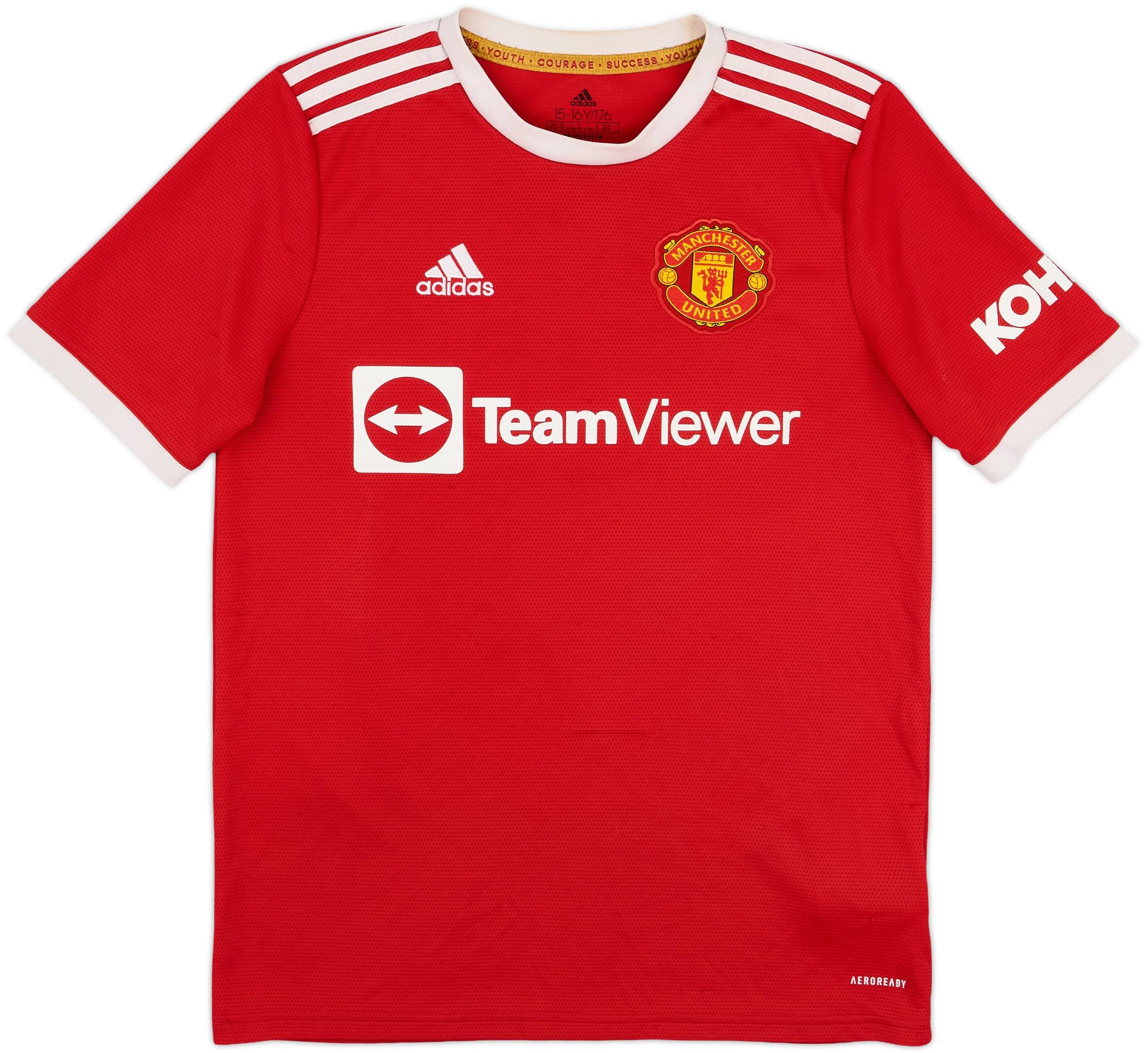 2021-22 Manchester United Home Shirt Ronaldo #7 - 7/10 - (XL