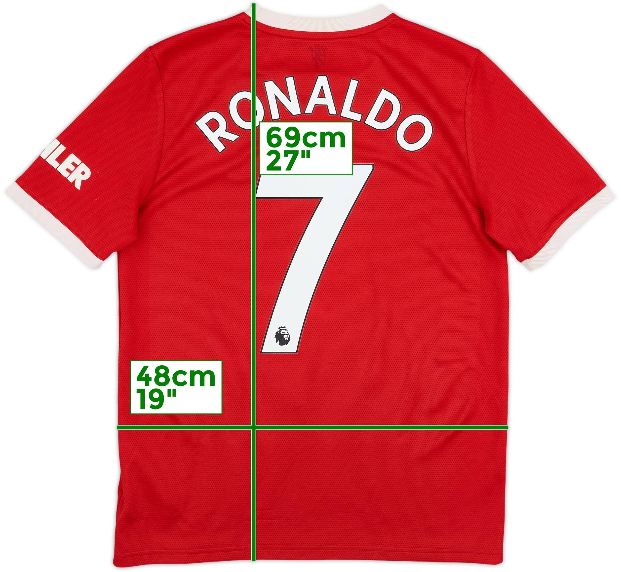 2021-22 Manchester United Home Shirt Ronaldo #7 - 7/10 - (XL