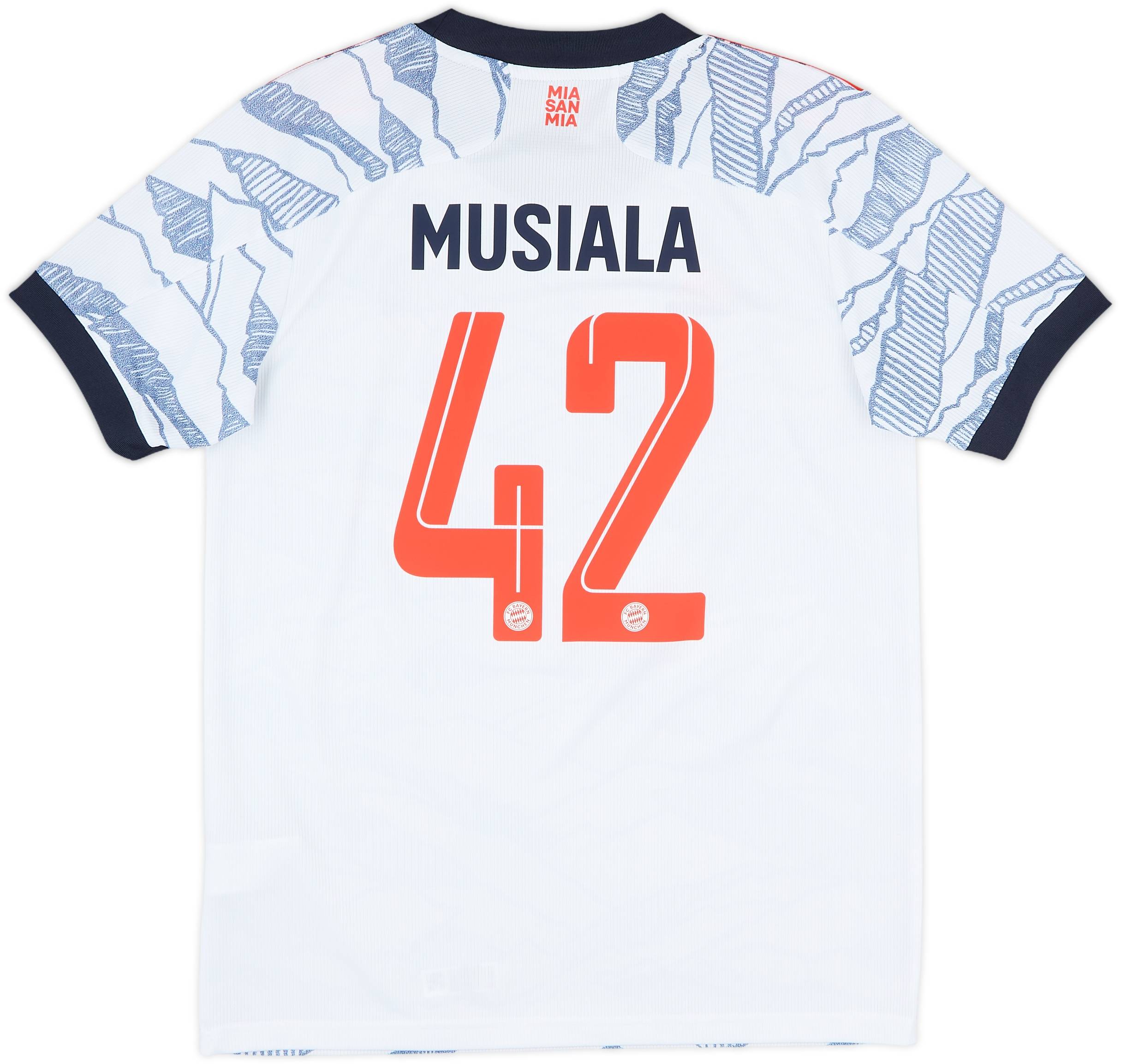 2021-22 Bayern Munich Third Shirt Musiala #42 - 10/10 - (M)
