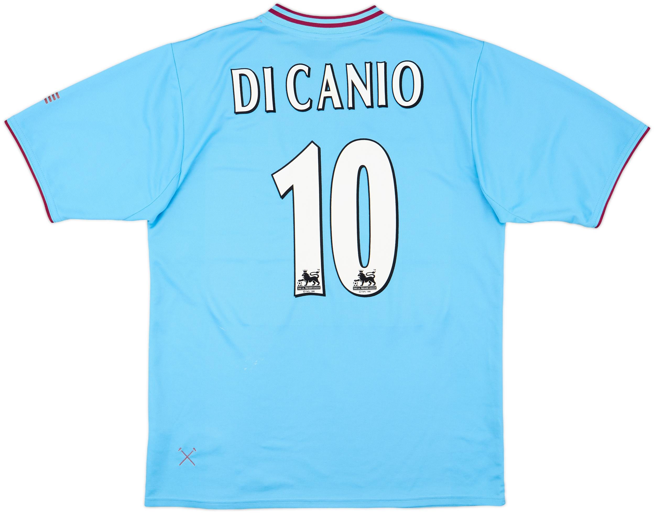 2001-03 West Ham Away Shirt Di Canio #10 - 6/10 - (L)