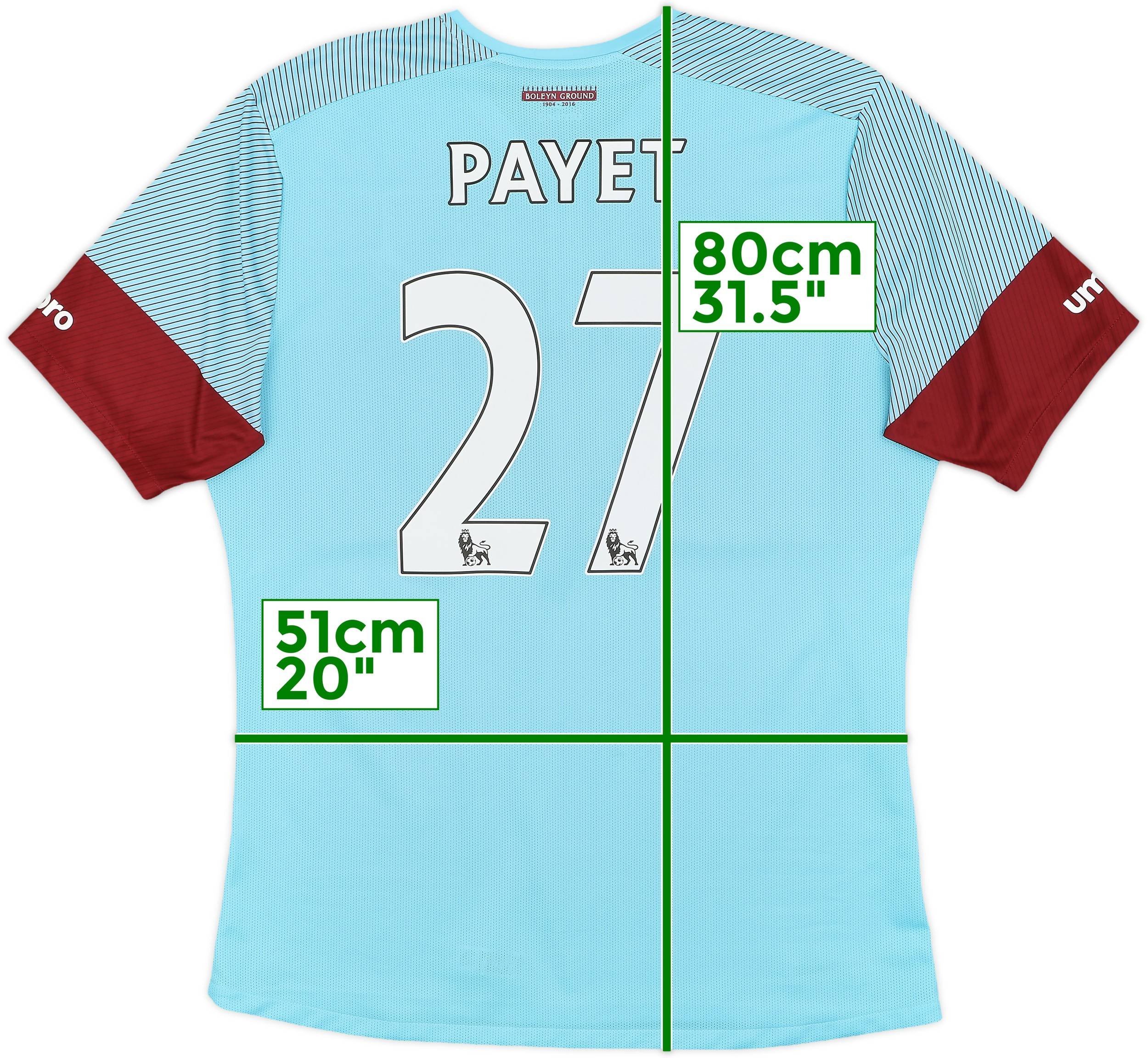 ウェストハム 2015/16 Payet Lサイズ ユニフォーム ウェストハム 2015/16 Payet Lサイズ ユニフォーム 【公式通販】