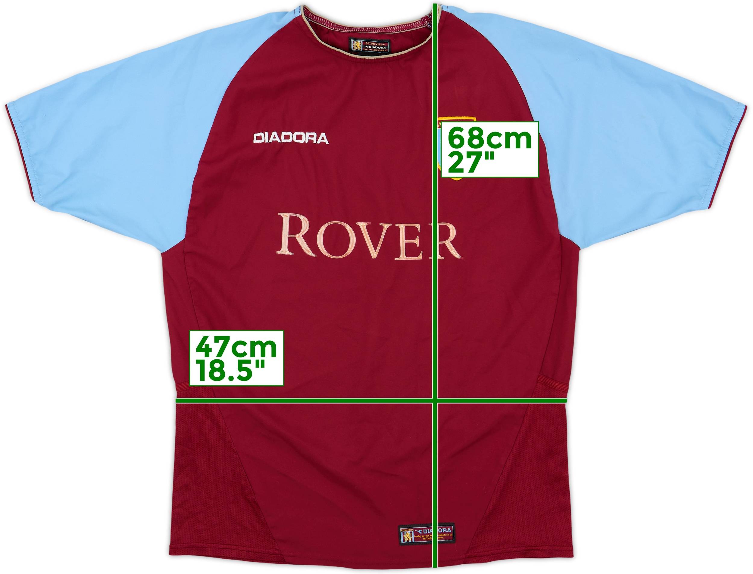 2003-04 Aston Villa Home Shirt - 7/10 - (XL.Boys)