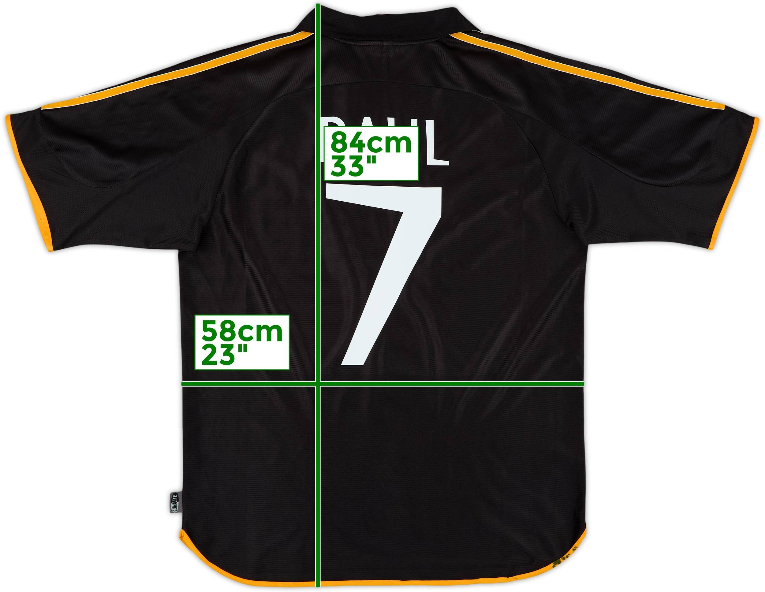 1999-01 Real Madrid Away Shirt Raul #7 - 7/10 - (L)