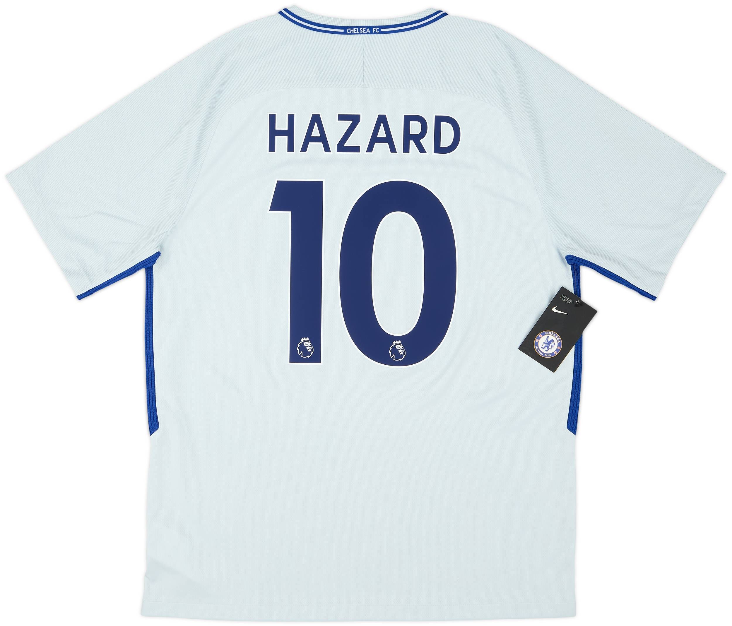 2017-18 Chelsea Away Shirt Hazard #10 (L)