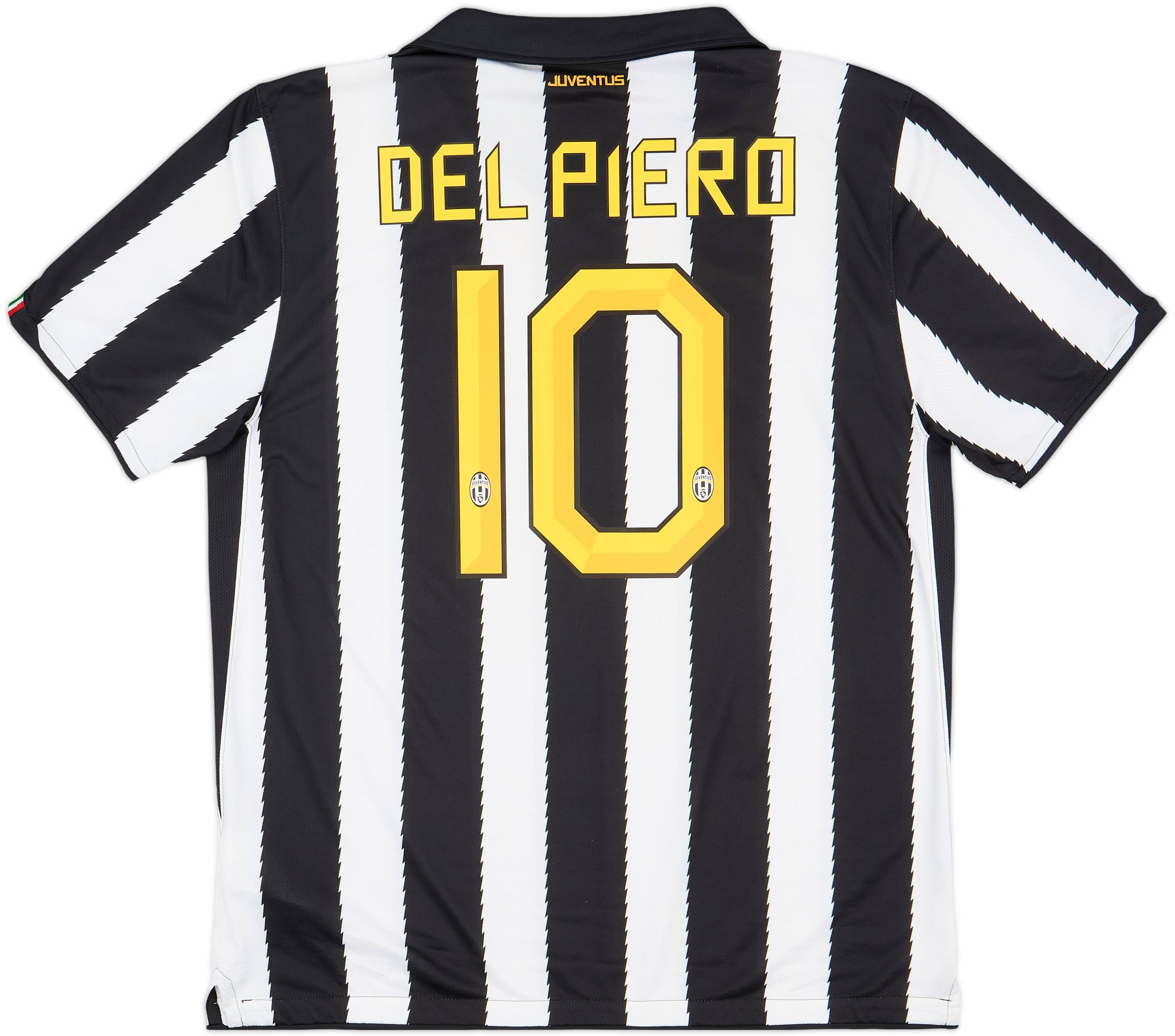 2010-11 Juventus Home Shirt Del Piero #10 - 9/10 - (XL)
