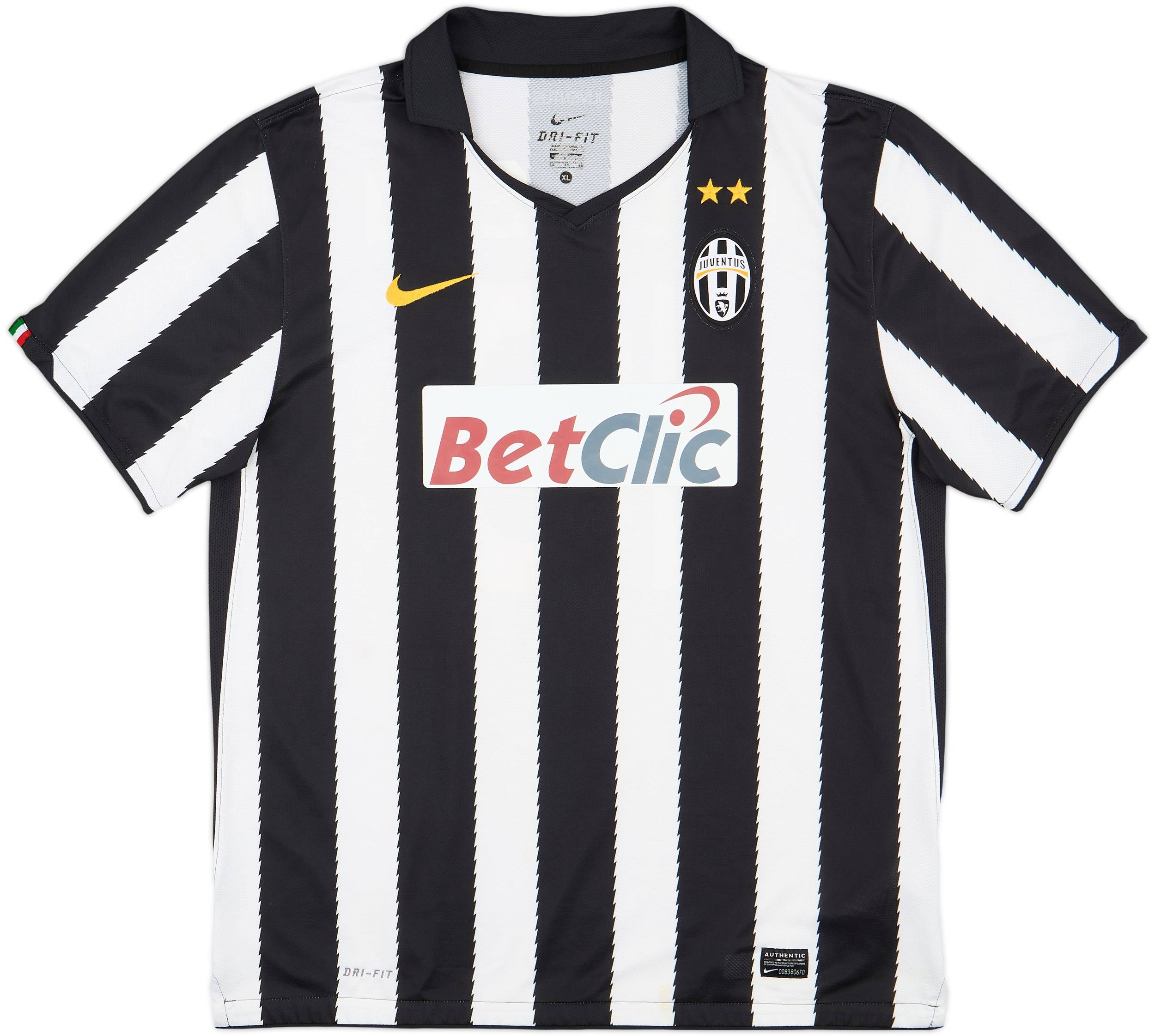 Nike Juventus DEL PIERO 10 レプリカユニフォームXL MEN NIKE FC JUVENTUS 2004/2006 DEL PIERO 10 SOCCER FOOTBALL