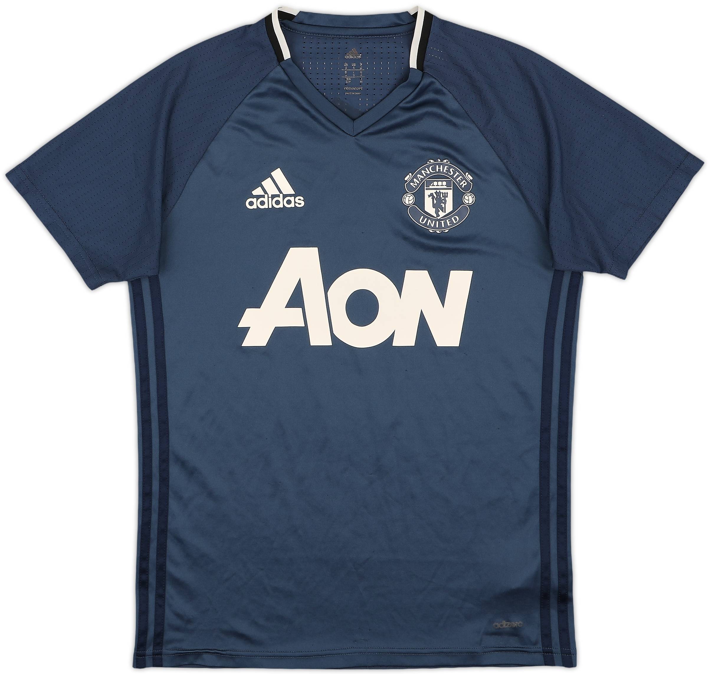 Manchester United adidas シャツ 青 adidas Manchester United 24/25 UBP T-Shirt - Blue - Mens
