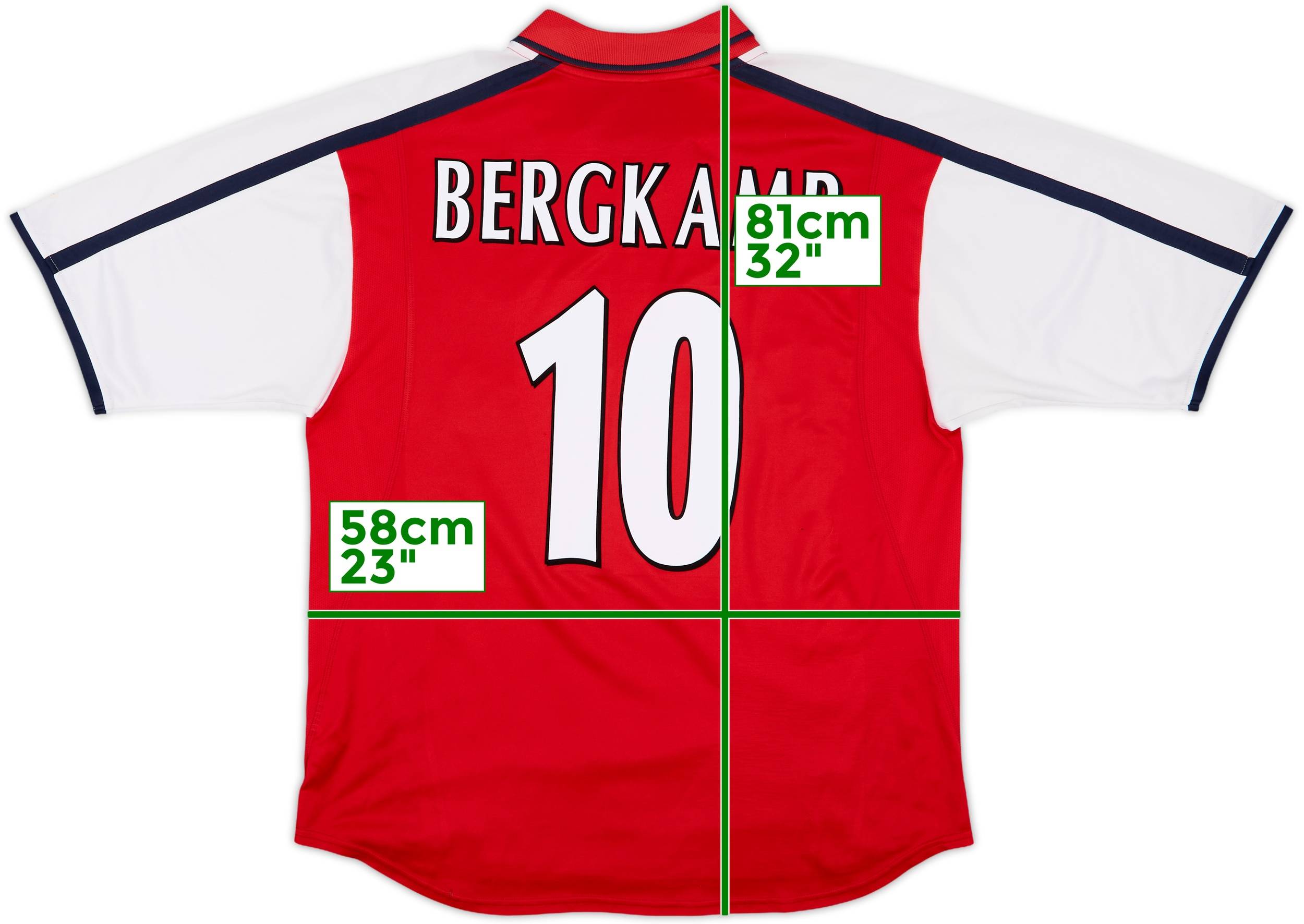 新品 00-01 アーセナル ベルカンプ 10番 シャツ 長袖 BERGKAMP アーセナル 2005-06 Nike ホーム長袖 PLバッジ付き #10 BERGKAMP
