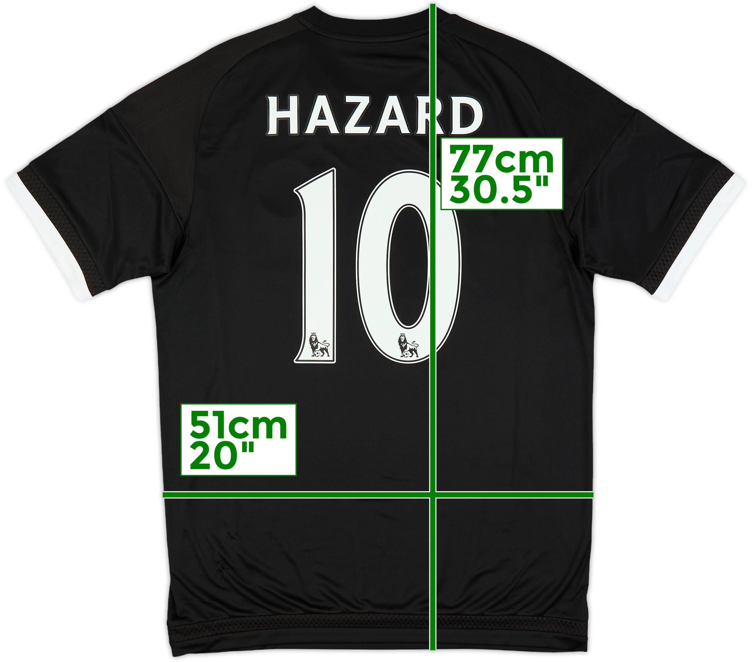 2015-16 Chelsea Third Shirt Hazard #10 (M)