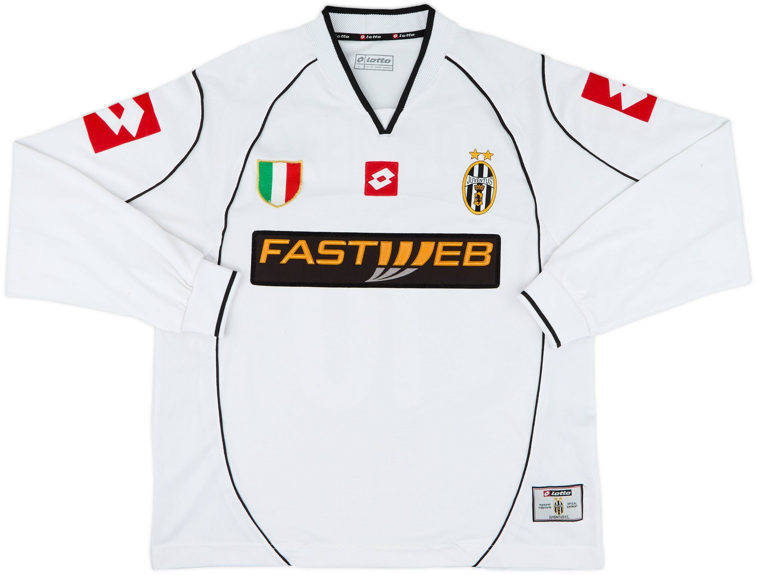 2002-03 Juventus Away L/S Shirt Del Piero #10 - 8/10 - (L)