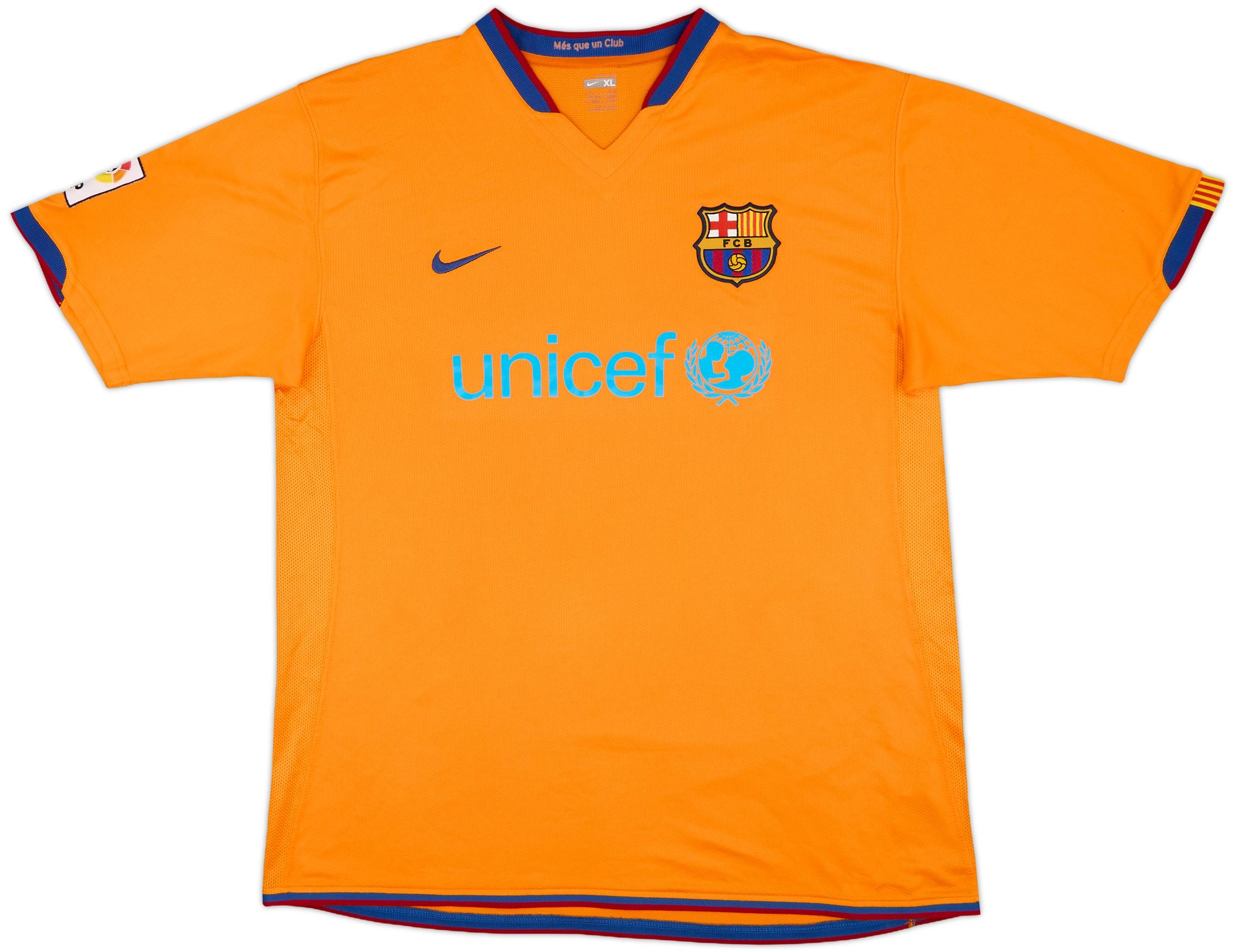 2006-08 Barcelona Away Shirt Ronaldinho #10 - 10/10 - (XL)