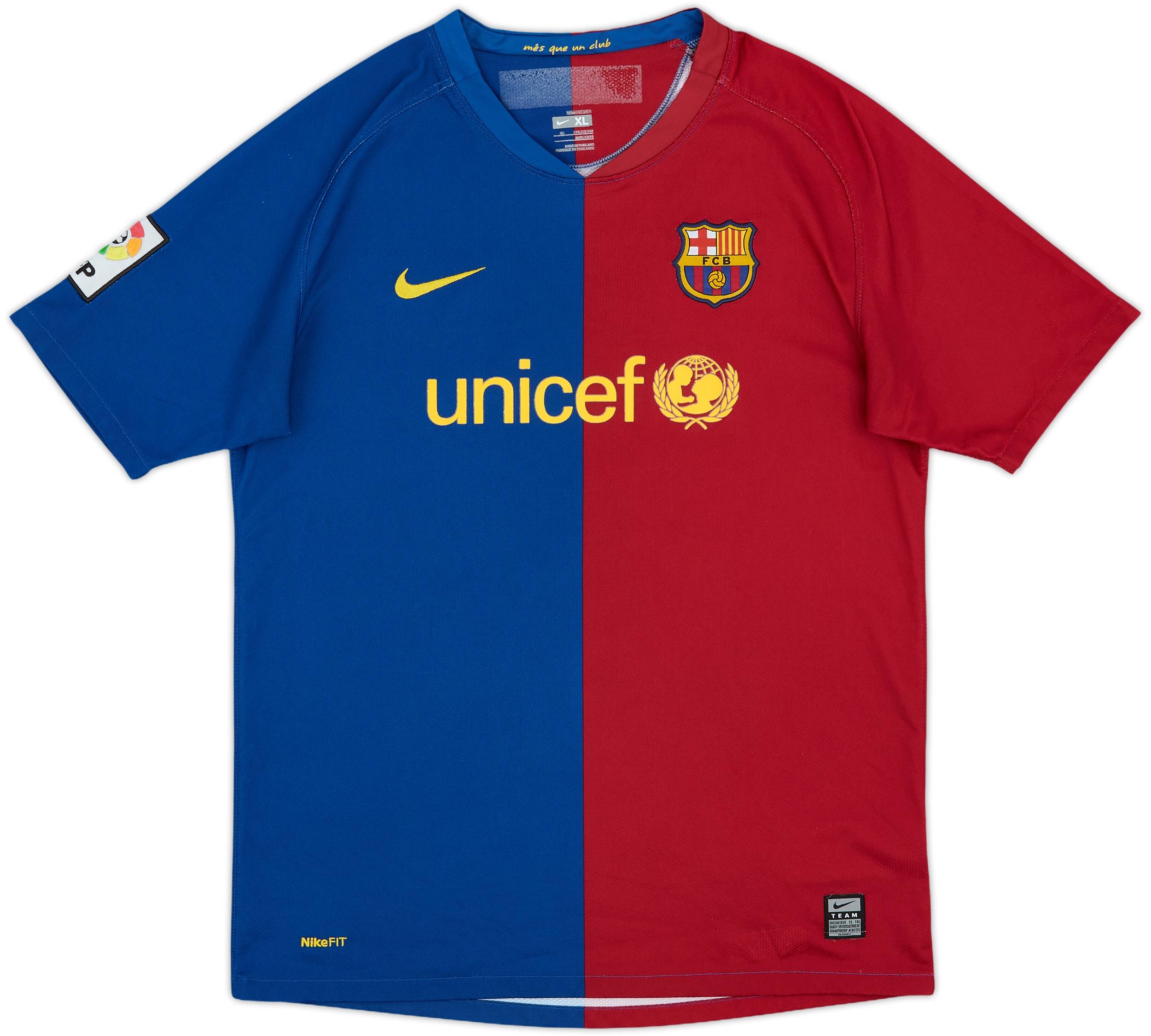 FC Barcelona シャツ XL 2008-09 Barcelona Home Shirt - 8/10 - (XL.Boys)