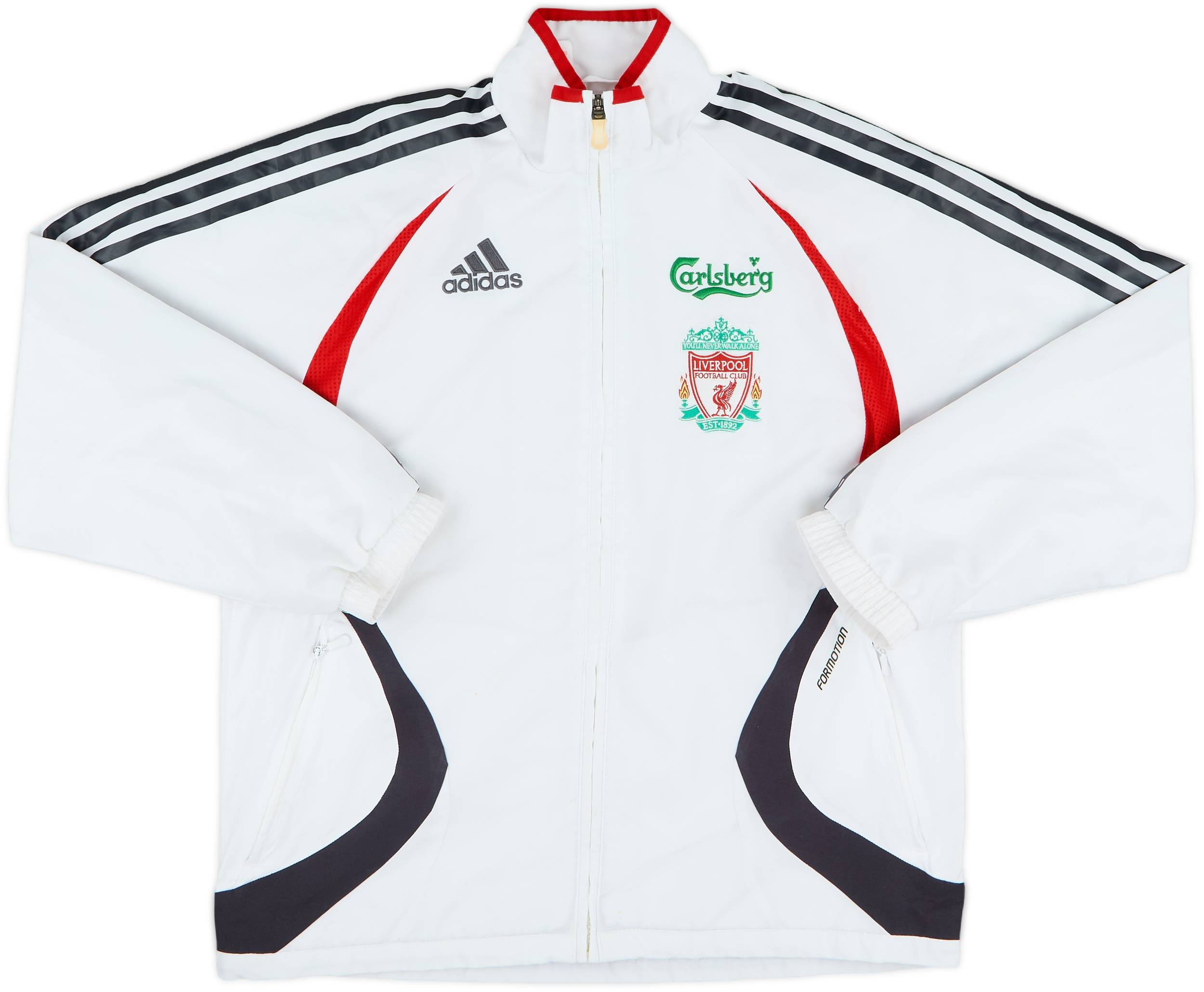 2006-07 Liverpool adidas Track Jacket - 8/10 - (L.Boys)