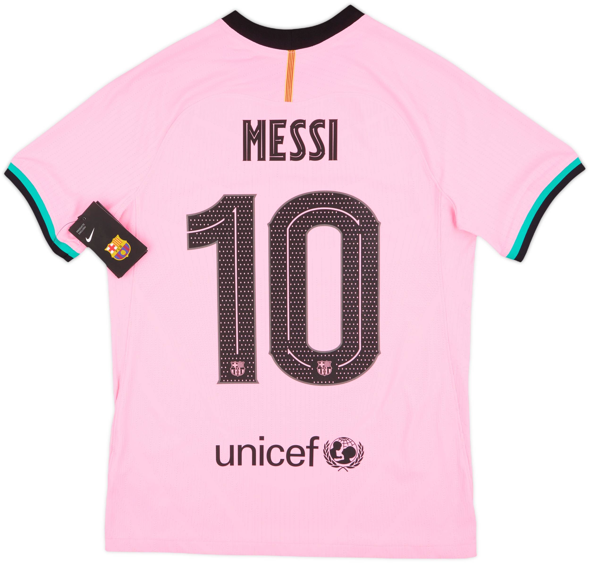 2020/21バルセロナ/L/NEW/#10/ MESSI / オーセンティック 2020-21 Barcelona Authentic Home Shirt Messi #10 - 8/10 - (S)