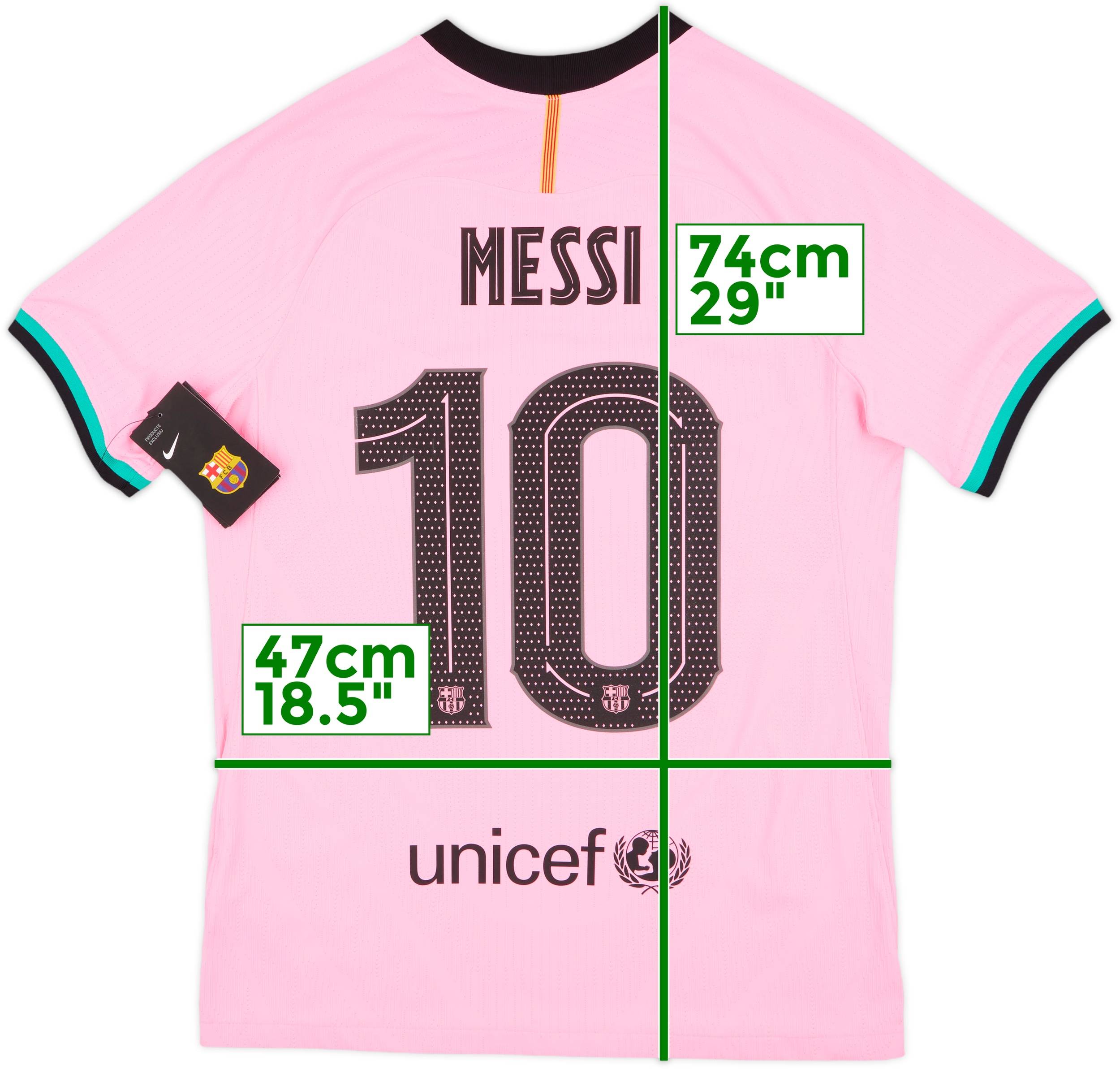 2020/21バルセロナ/L/NEW/#10/ MESSI / オーセンティック メッシ直筆サイン入りバルセロナ20/21ホームユニフォーム