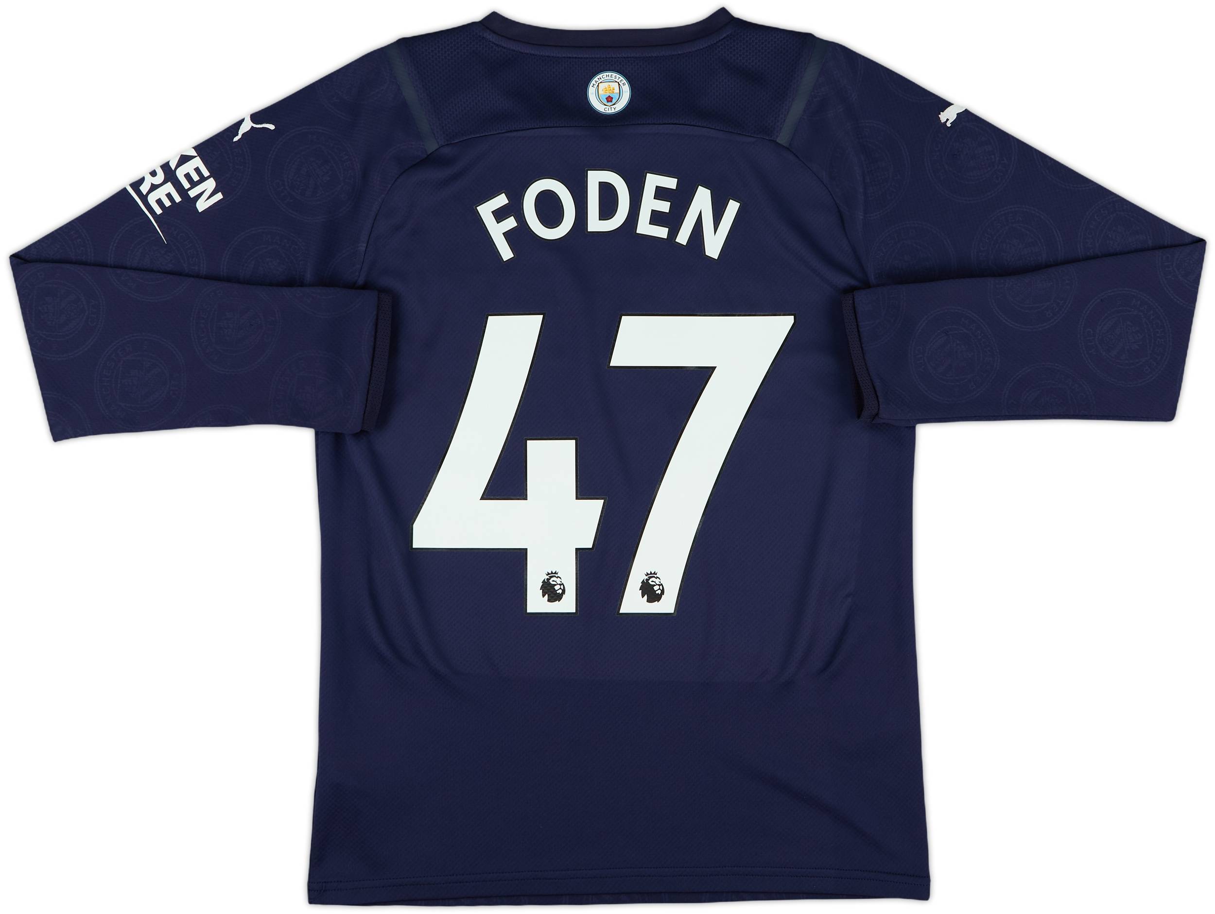 マンチェスター・シティ FODEN 47 3rd 2XL Manchester City Third Authentic Jersey 2025/26 With FODEN 47