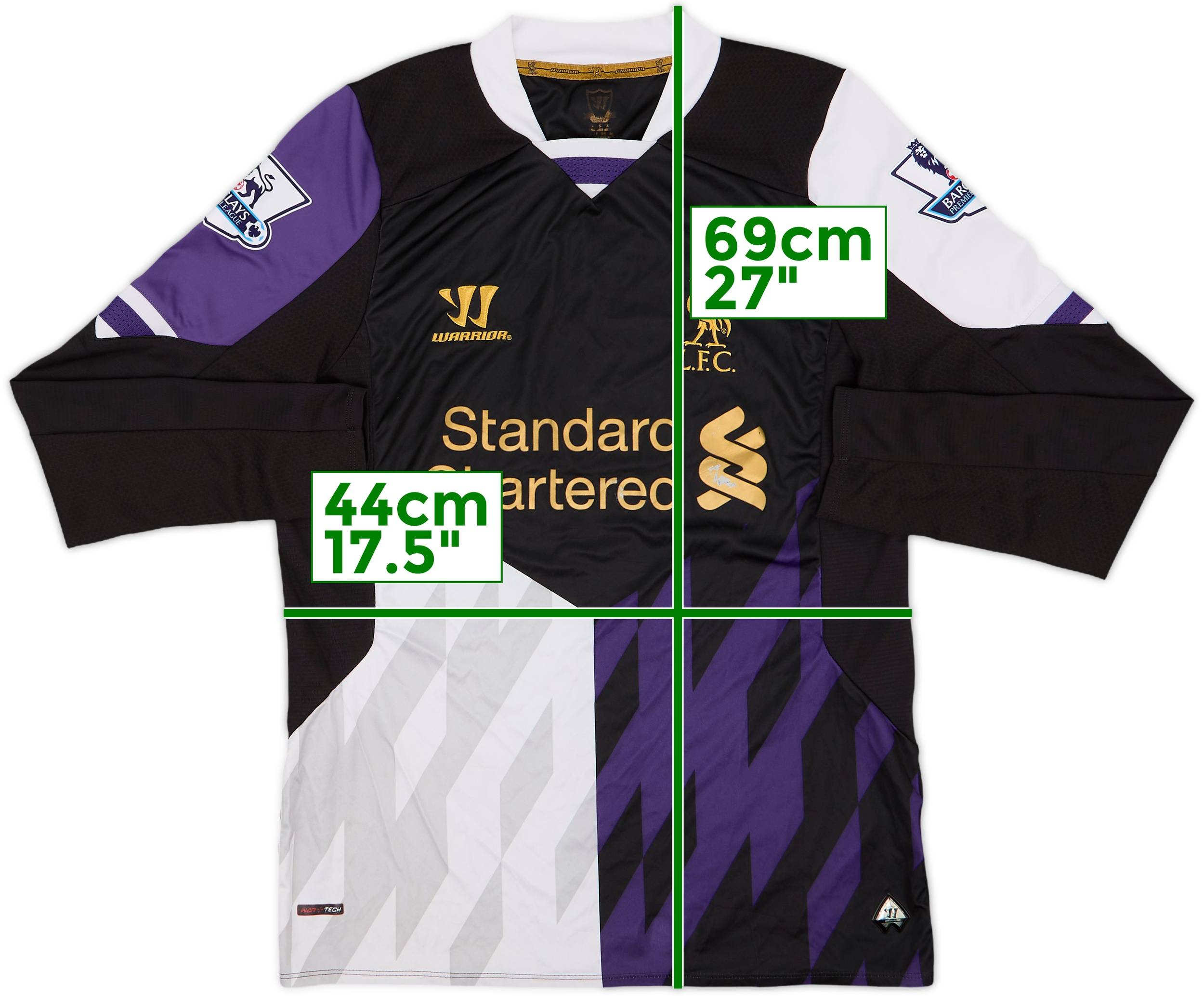 2013-14 Liverpool Third L/S Shirt - 5/10 - (S)