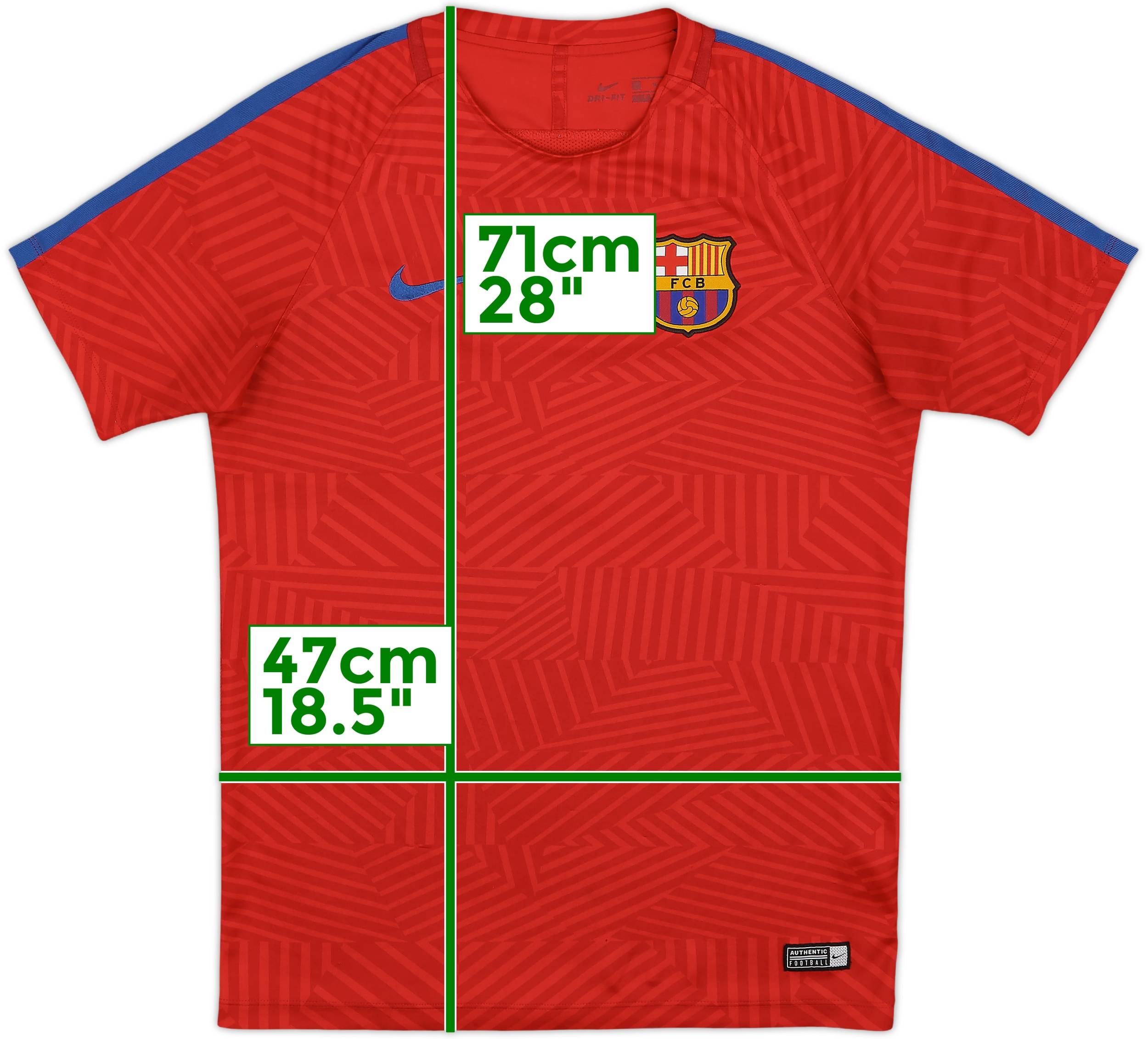 2016-17 Barcelona Nike Training Shirt - 5/10 - (M)