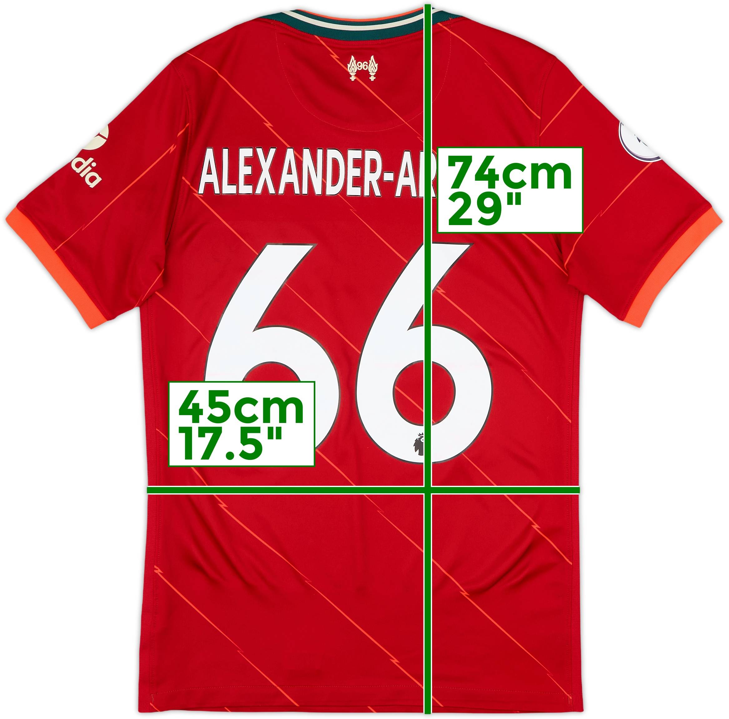 2021-22 Liverpool Home Shirt Alexander-Arnold #66 - 6/10 - (S)
