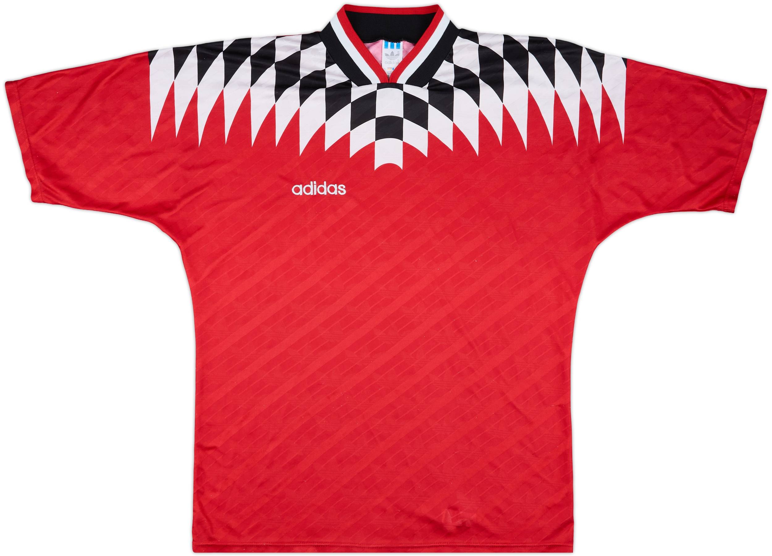 adidas 正規品　ルーマニア ユニフォーム　94ベスト8 ゲオルゲハジ 1994 Georgia Home Shirt - 9/10 - (XL)